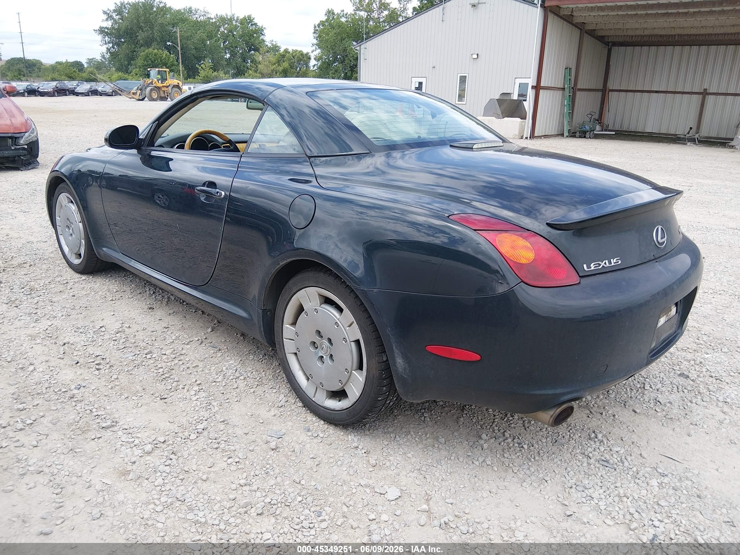 2002 Lexus Sc 430 Серый vin: JTHFN48Y620001085