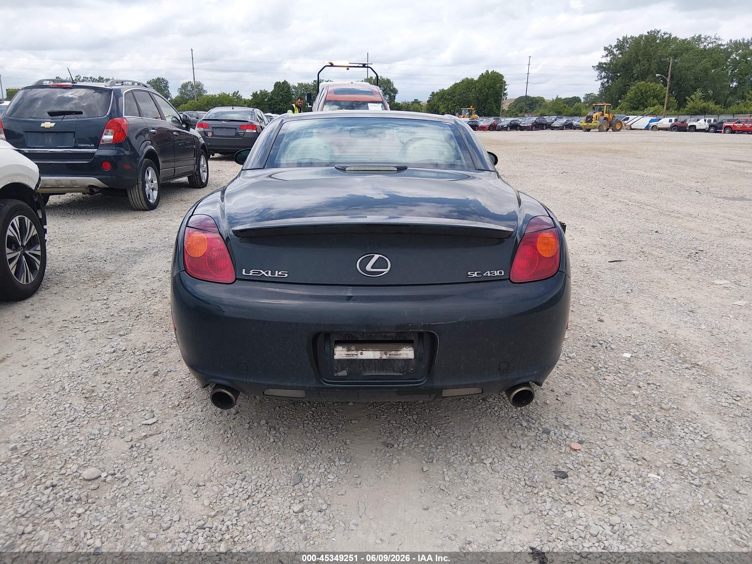 2002 Lexus Sc 430 Серый vin: JTHFN48Y620001085