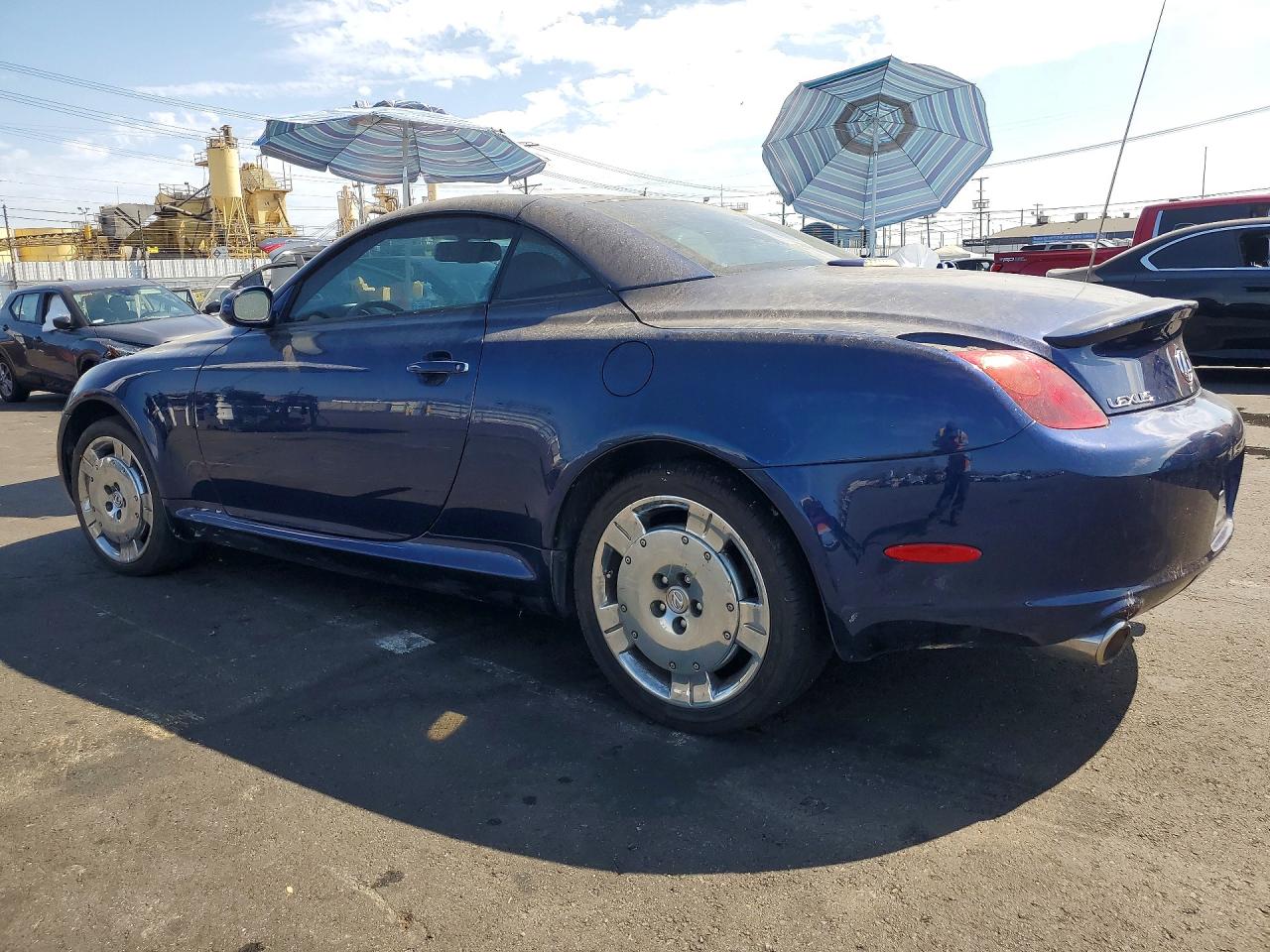 2002 Lexus Sc 430 Blue vin: JTHFN48Y620001846