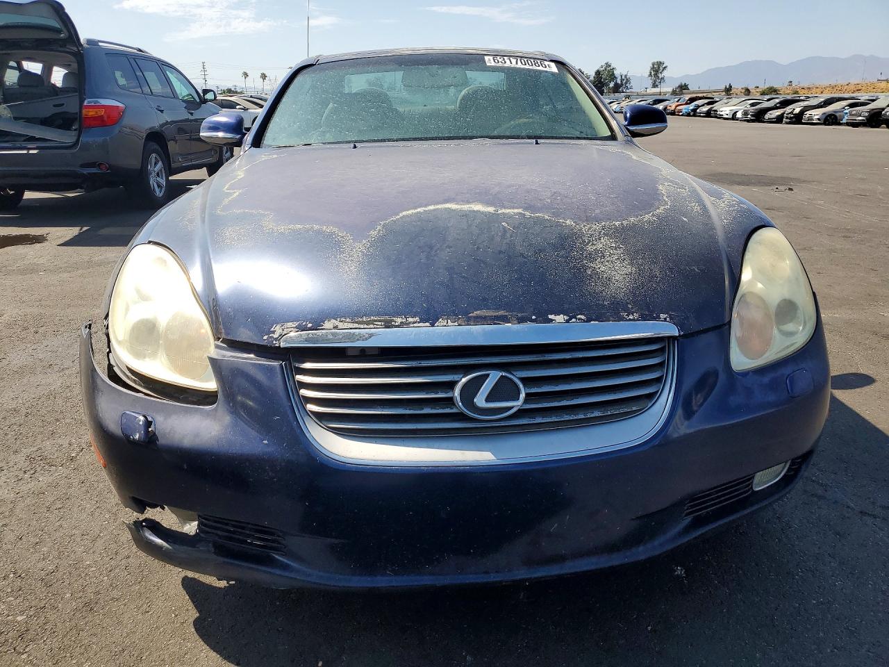 2002 Lexus Sc 430 Blue vin: JTHFN48Y620001846