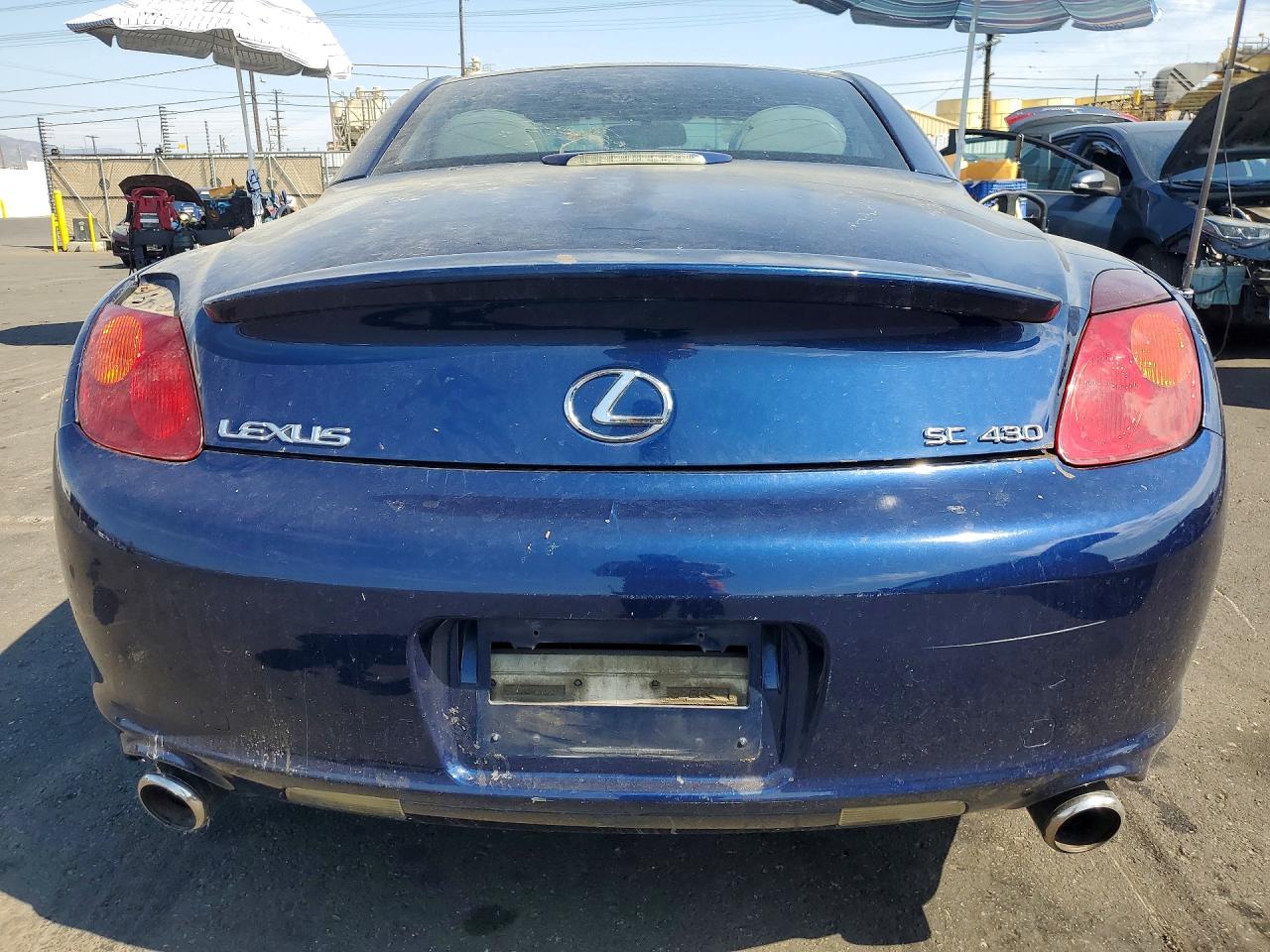 2002 Lexus Sc 430 Blue vin: JTHFN48Y620001846