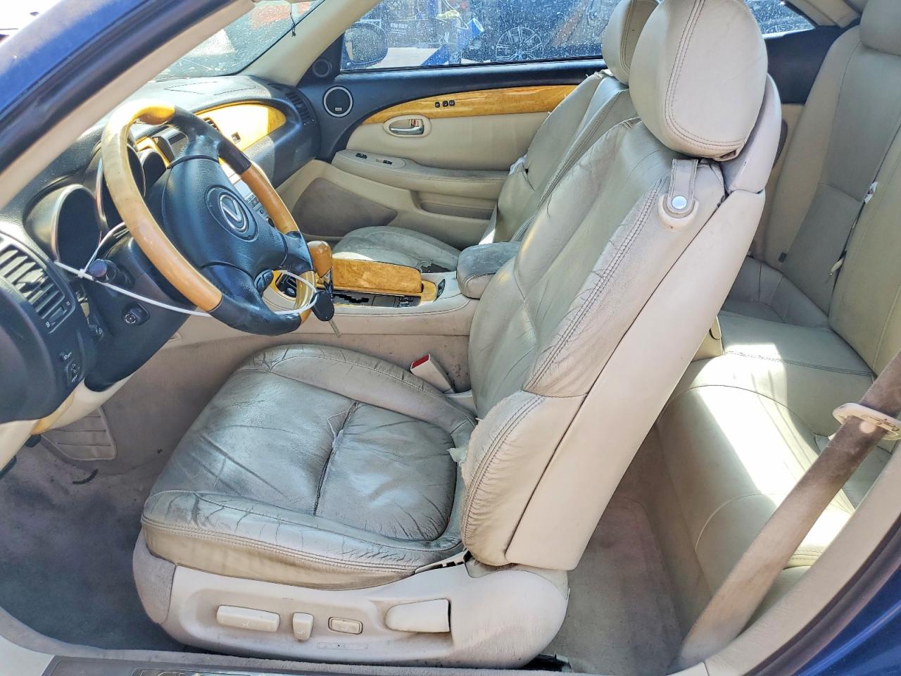 2002 Lexus Sc 430 Blue vin: JTHFN48Y620001846