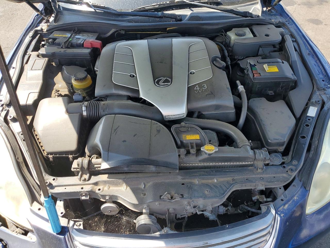 2002 Lexus Sc 430 Blue vin: JTHFN48Y620001846