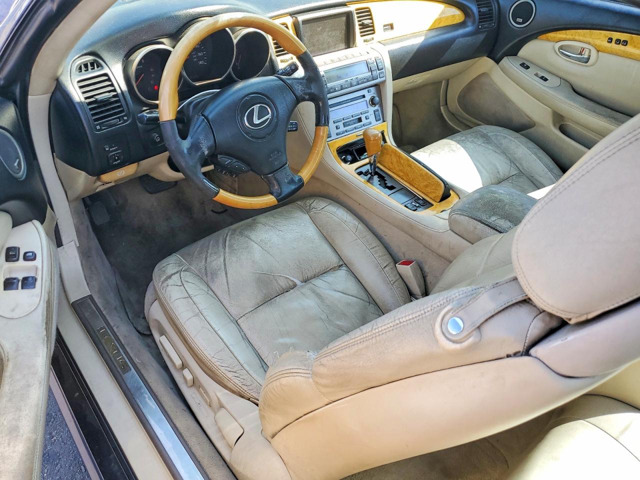 2002 Lexus Sc 430 Blue vin: JTHFN48Y620001846