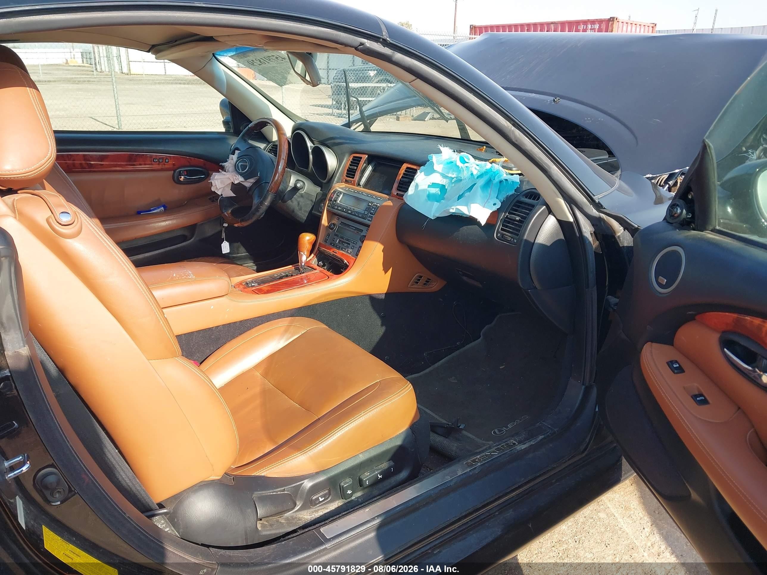 2002 Lexus Sc 430   Черный vin: JTHFN48Y620002267
