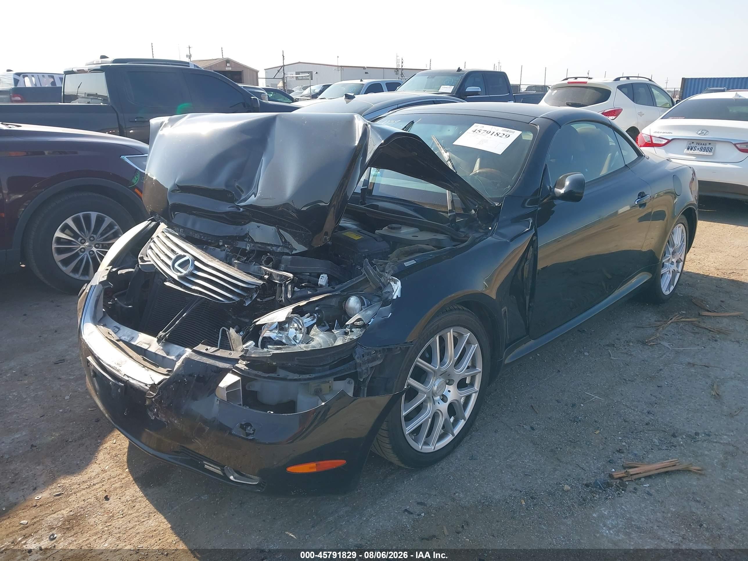 2002 Lexus Sc 430   Черный vin: JTHFN48Y620002267