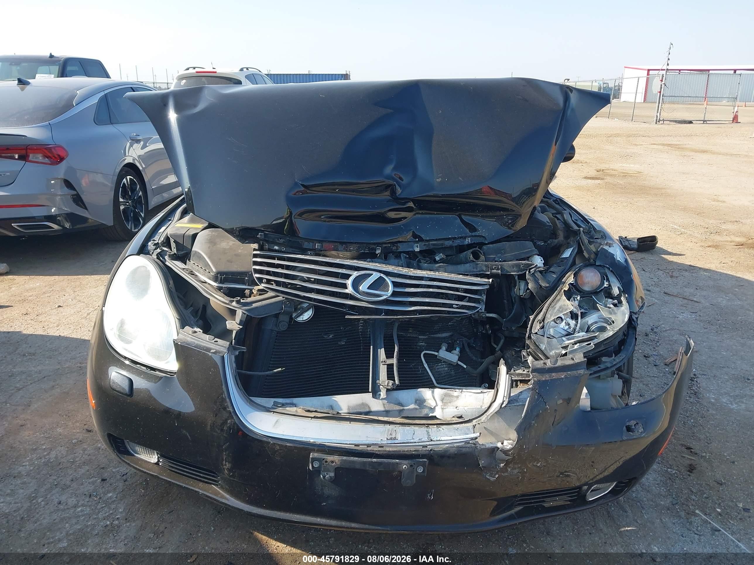 2002 Lexus Sc 430   Черный vin: JTHFN48Y620002267