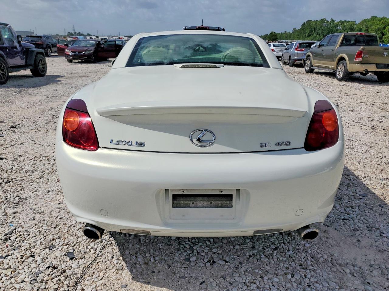 2002 Lexus Sc 430 White vin: JTHFN48Y620002415