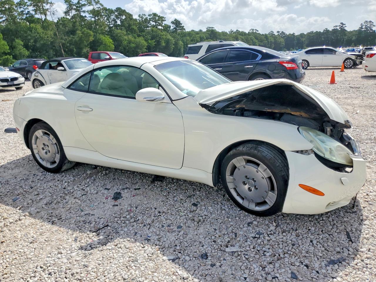 2002 Lexus Sc 430 White vin: JTHFN48Y620002415