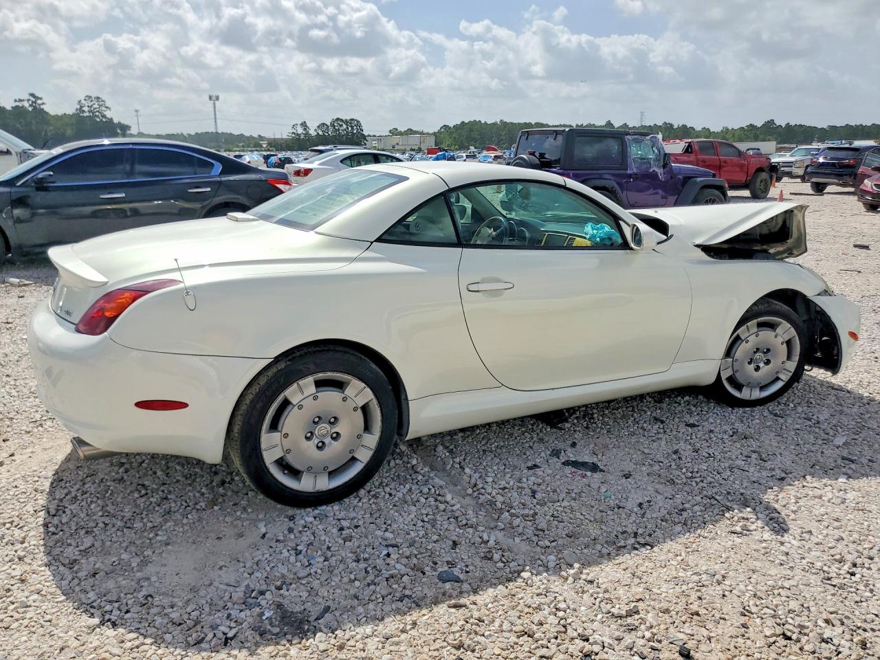 2002 Lexus Sc 430 White vin: JTHFN48Y620002415