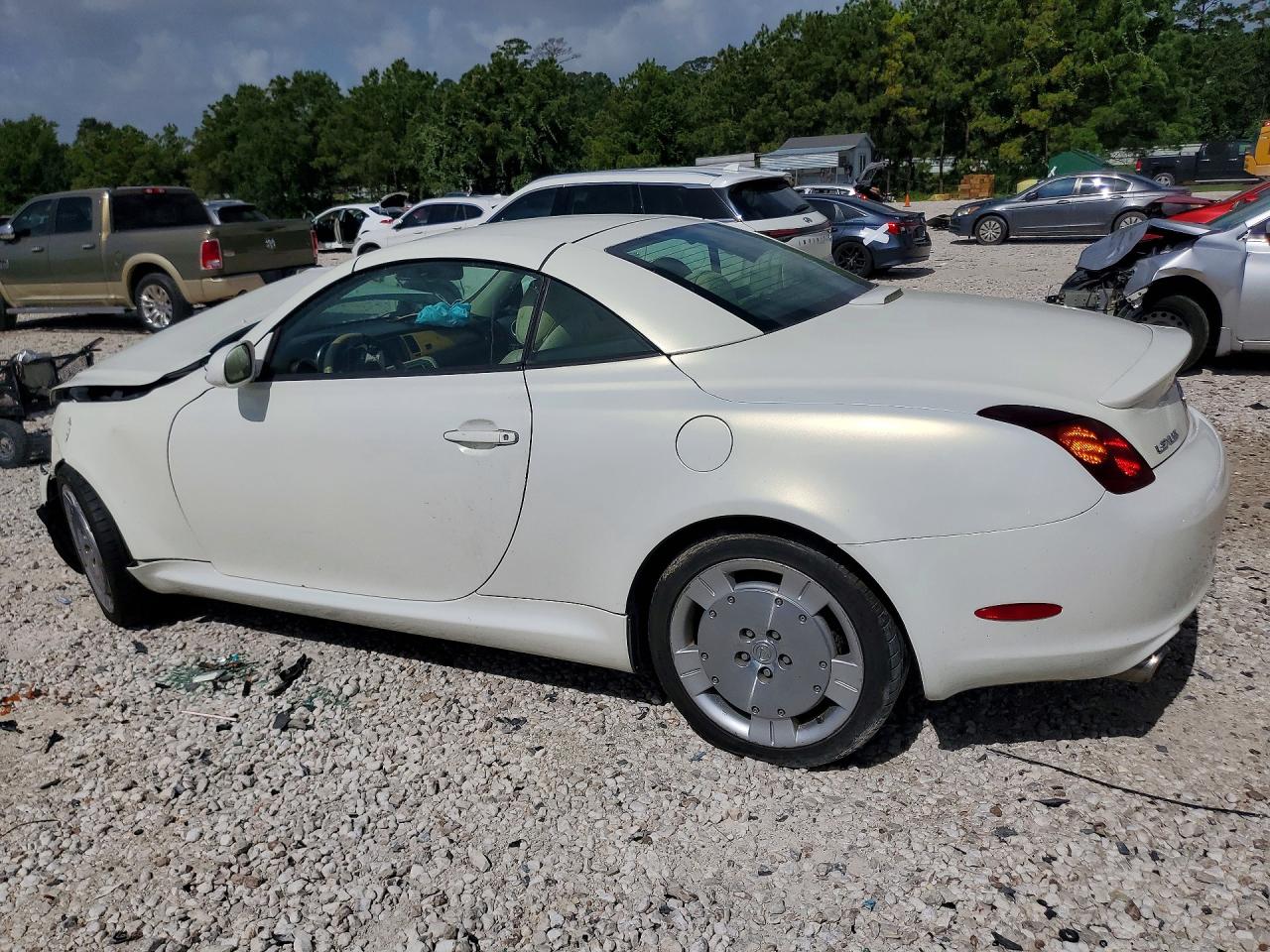 2002 Lexus Sc 430 White vin: JTHFN48Y620002415