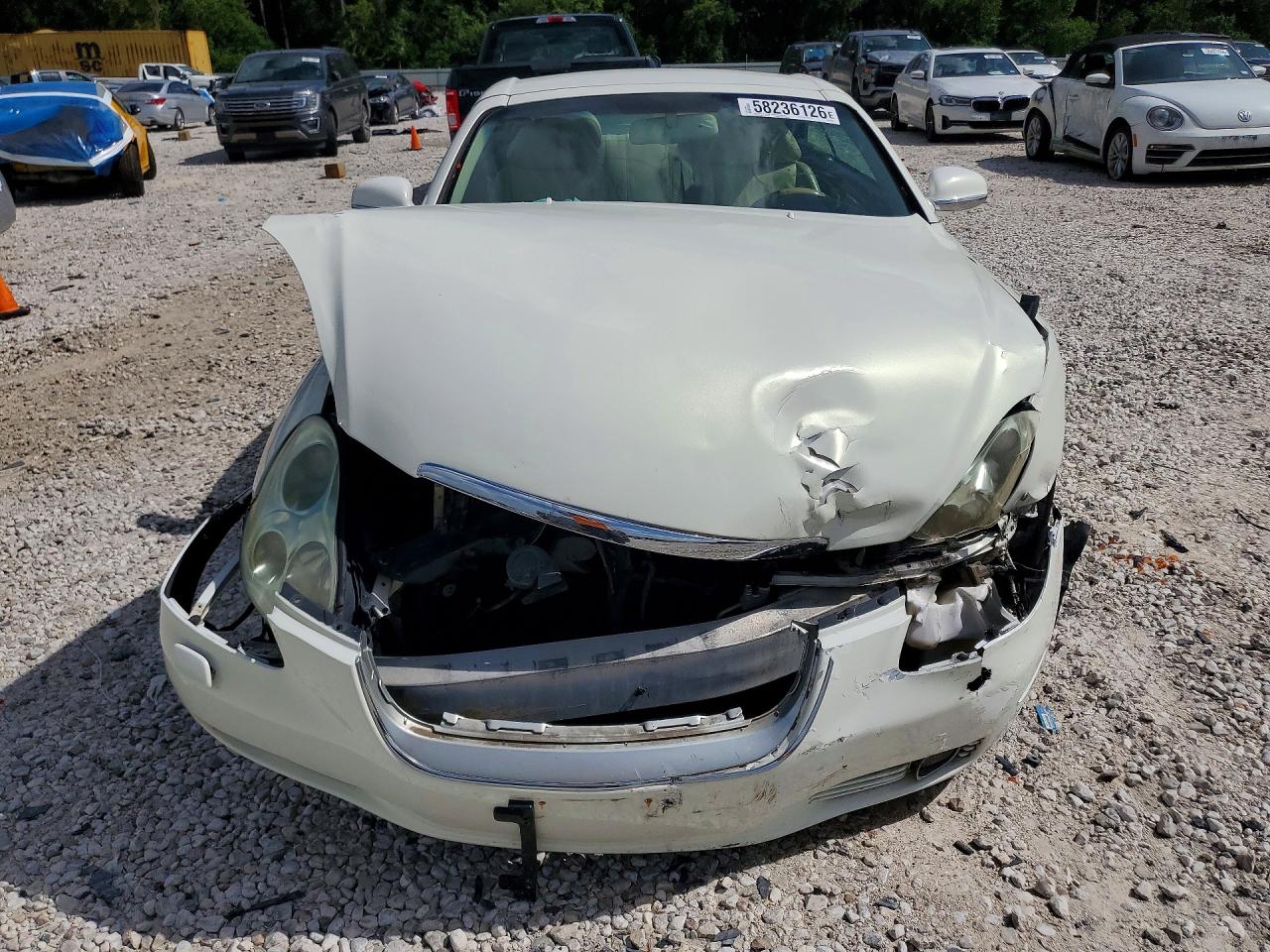 2002 Lexus Sc 430 White vin: JTHFN48Y620002415