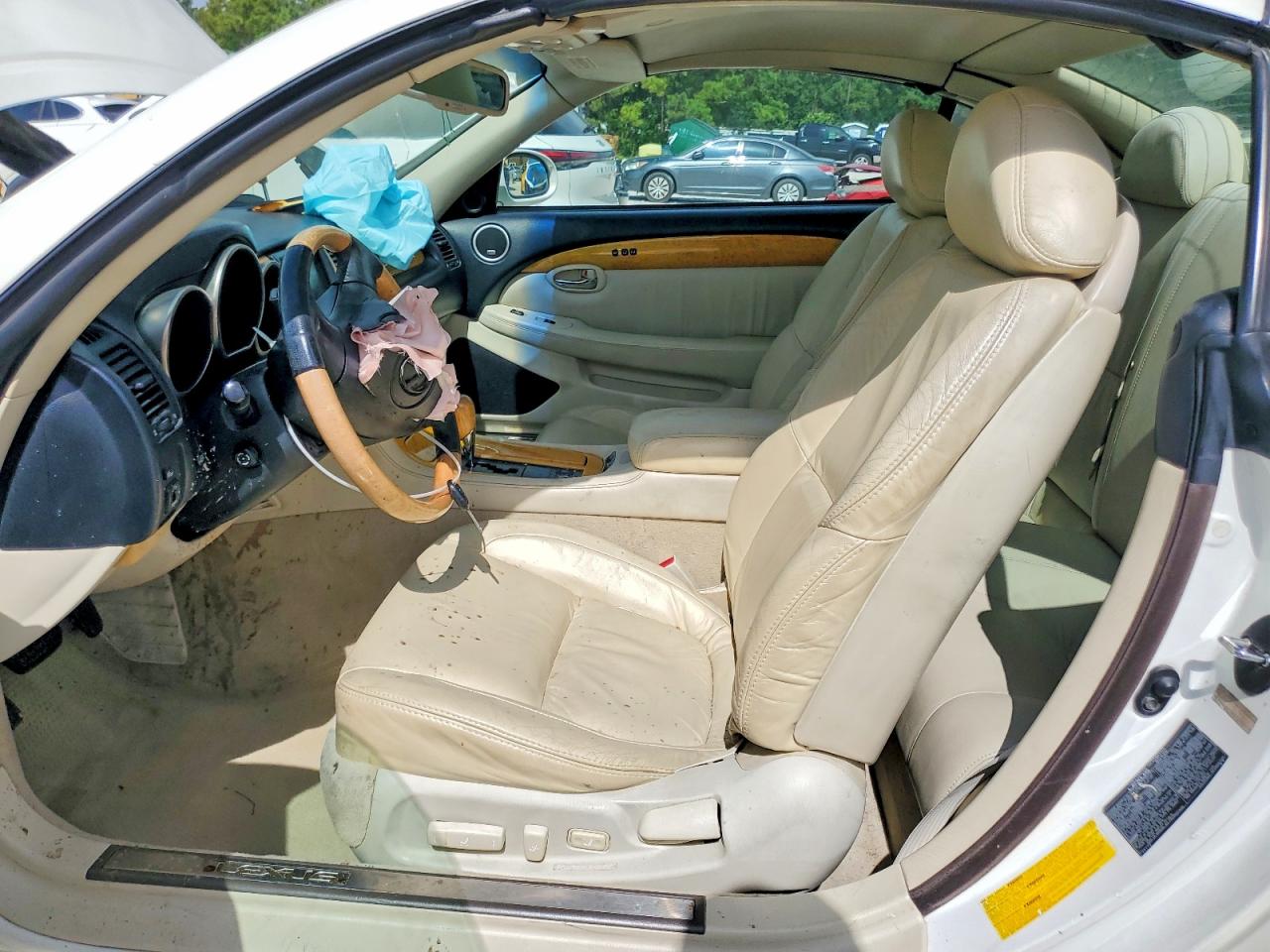 2002 Lexus Sc 430 White vin: JTHFN48Y620002415