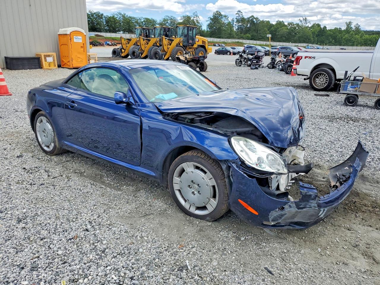 2002 Lexus Sc 430 Blue vin: JTHFN48Y620006965