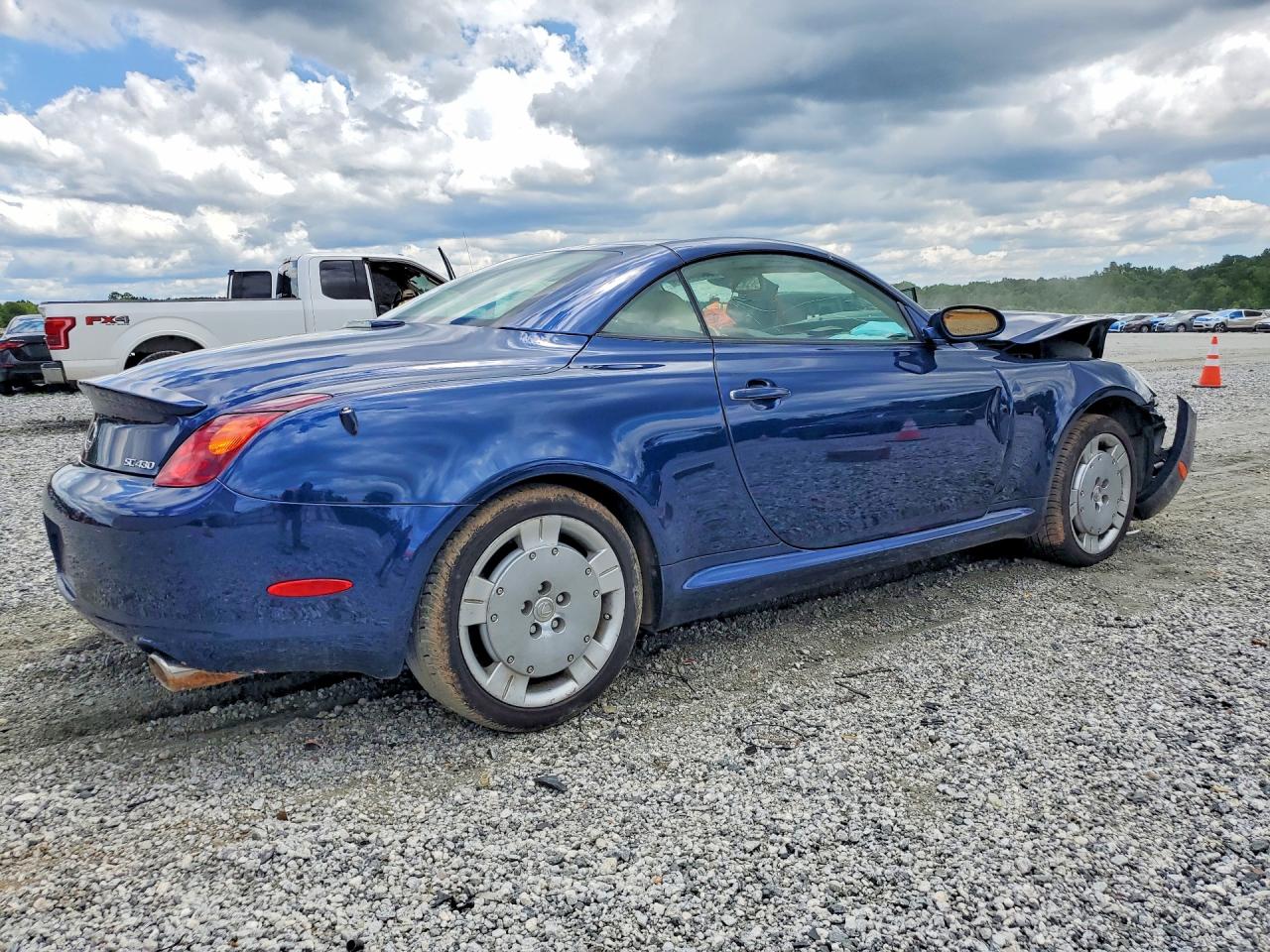 2002 Lexus Sc 430 Blue vin: JTHFN48Y620006965