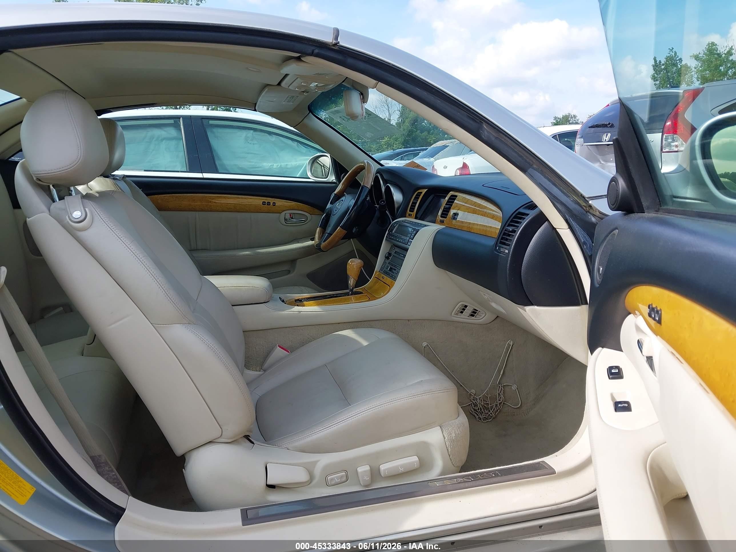 2002 Lexus Sc 430 Silver vin: JTHFN48Y620014516
