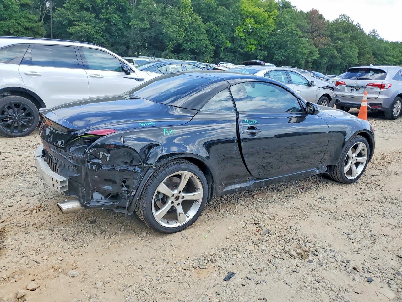 2002 Lexus Sc 430 Black vin: JTHFN48Y620034121