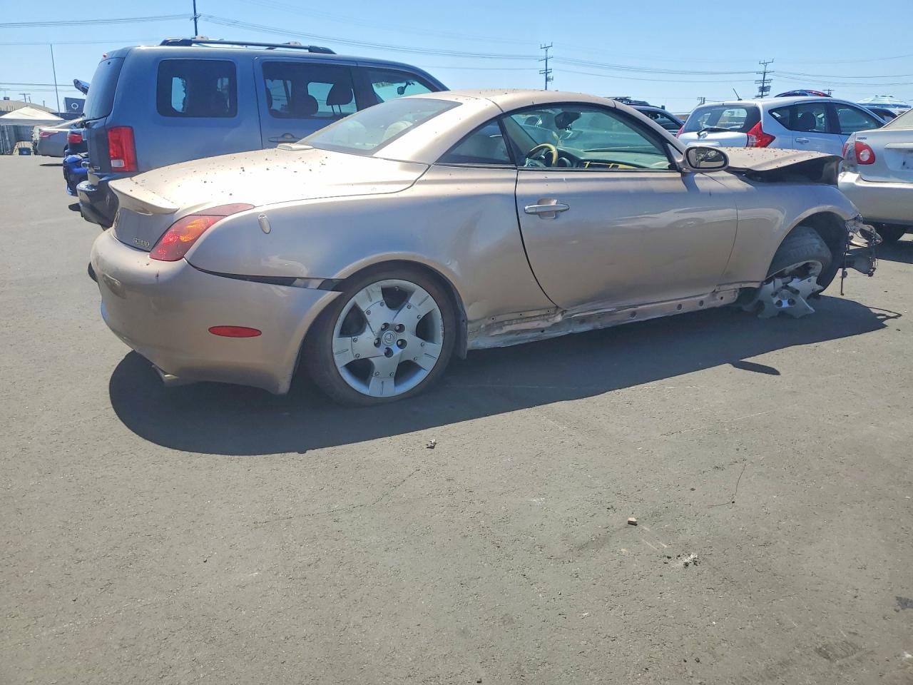 2003 Lexus Sc 430 Бежевый vin: JTHFN48Y630038428