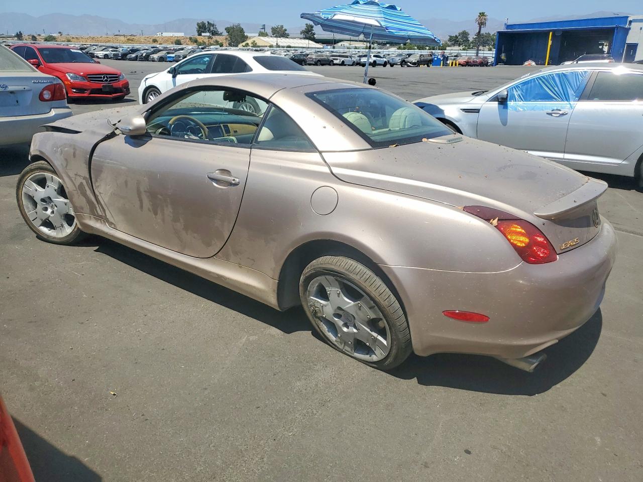 2003 Lexus Sc 430 Бежевый vin: JTHFN48Y630038428