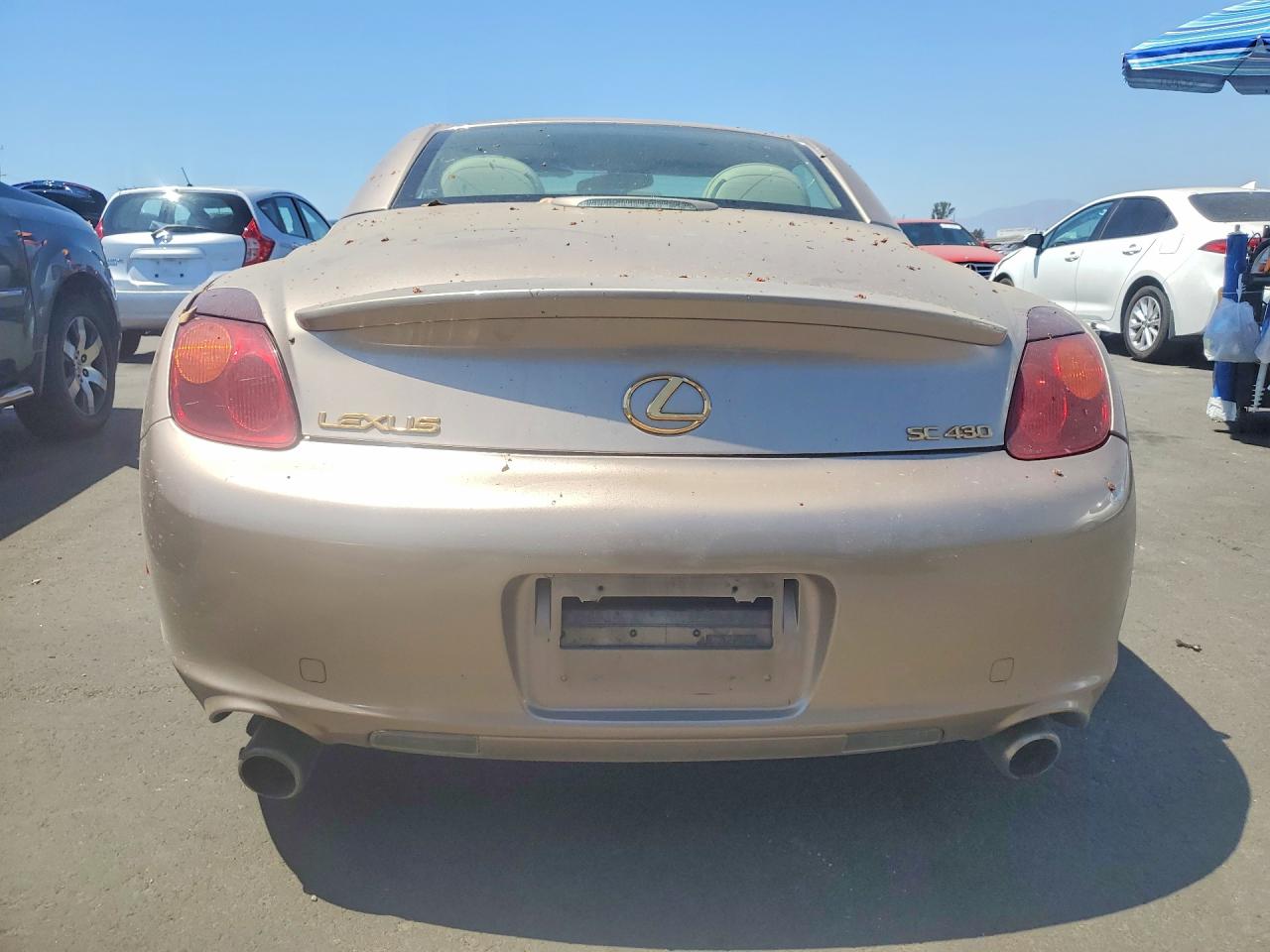 2003 Lexus Sc 430 Бежевый vin: JTHFN48Y630038428