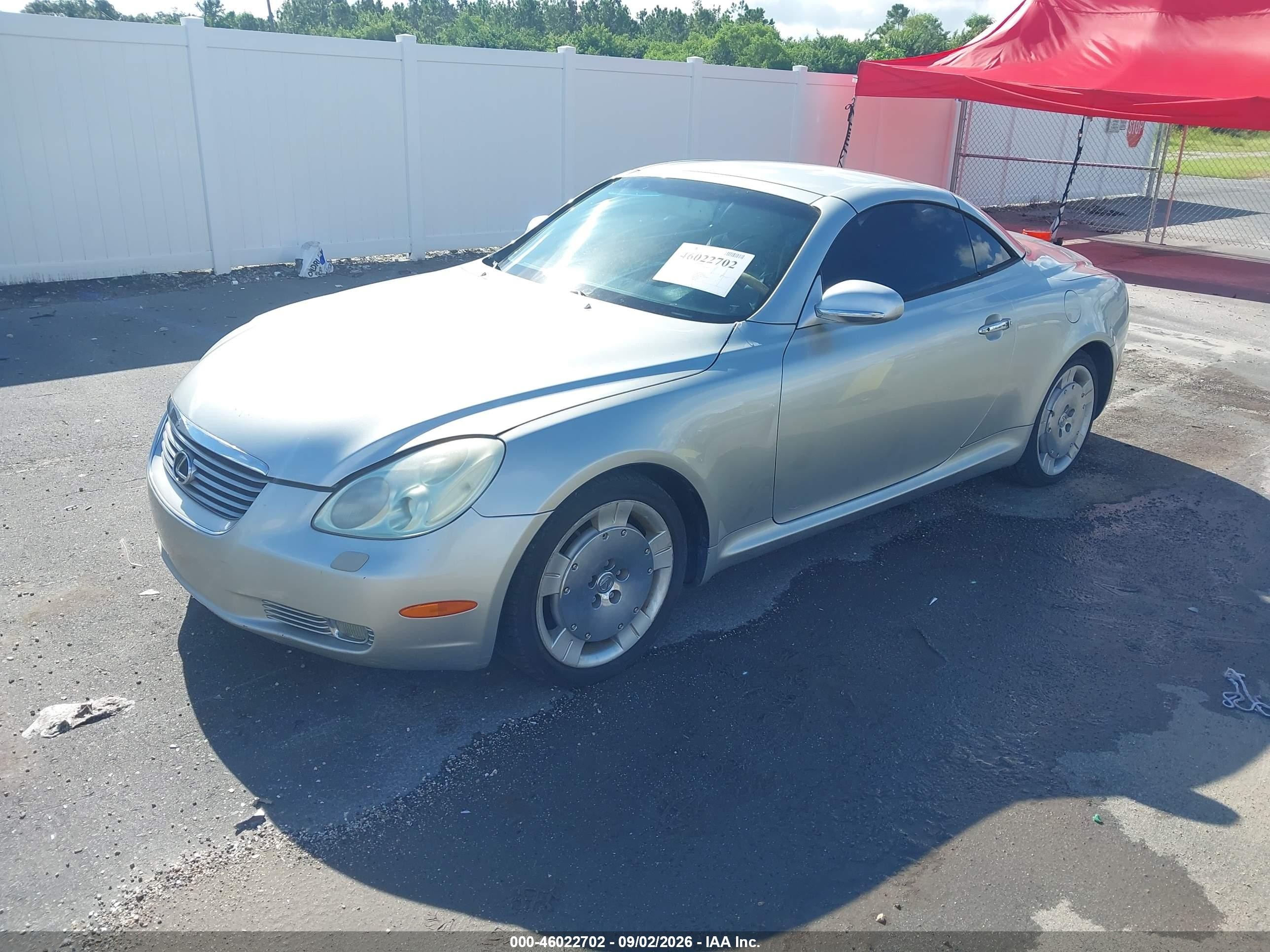 2003 Lexus Sc 430   Silver vin: JTHFN48Y630041152