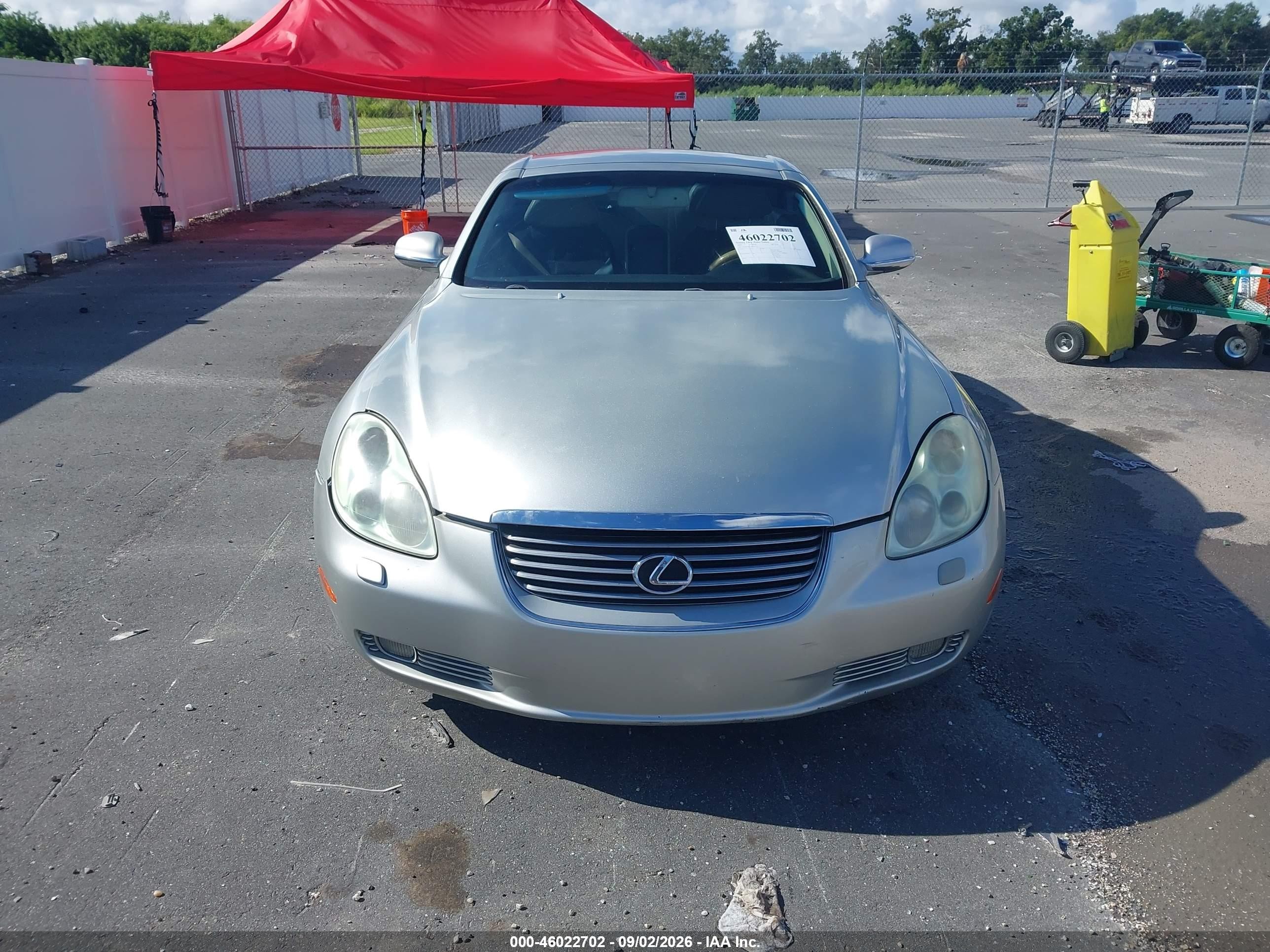 2003 Lexus Sc 430   Silver vin: JTHFN48Y630041152