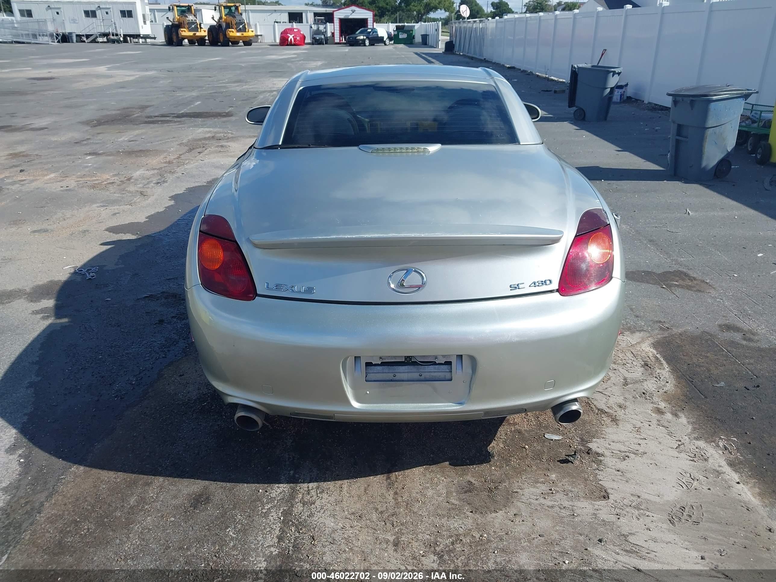 2003 Lexus Sc 430   Silver vin: JTHFN48Y630041152