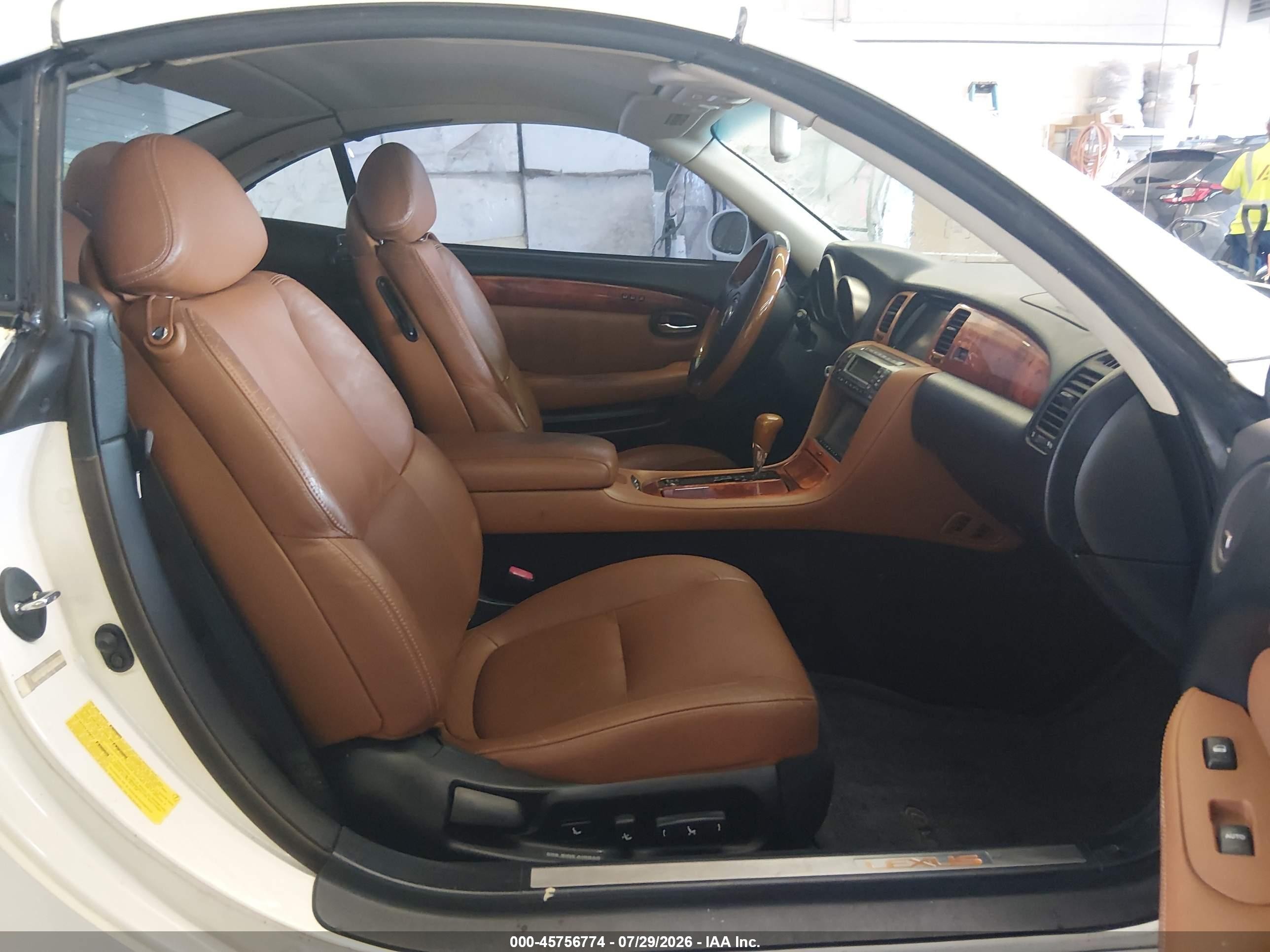 2003 Lexus Sc 430   White vin: JTHFN48Y630046934