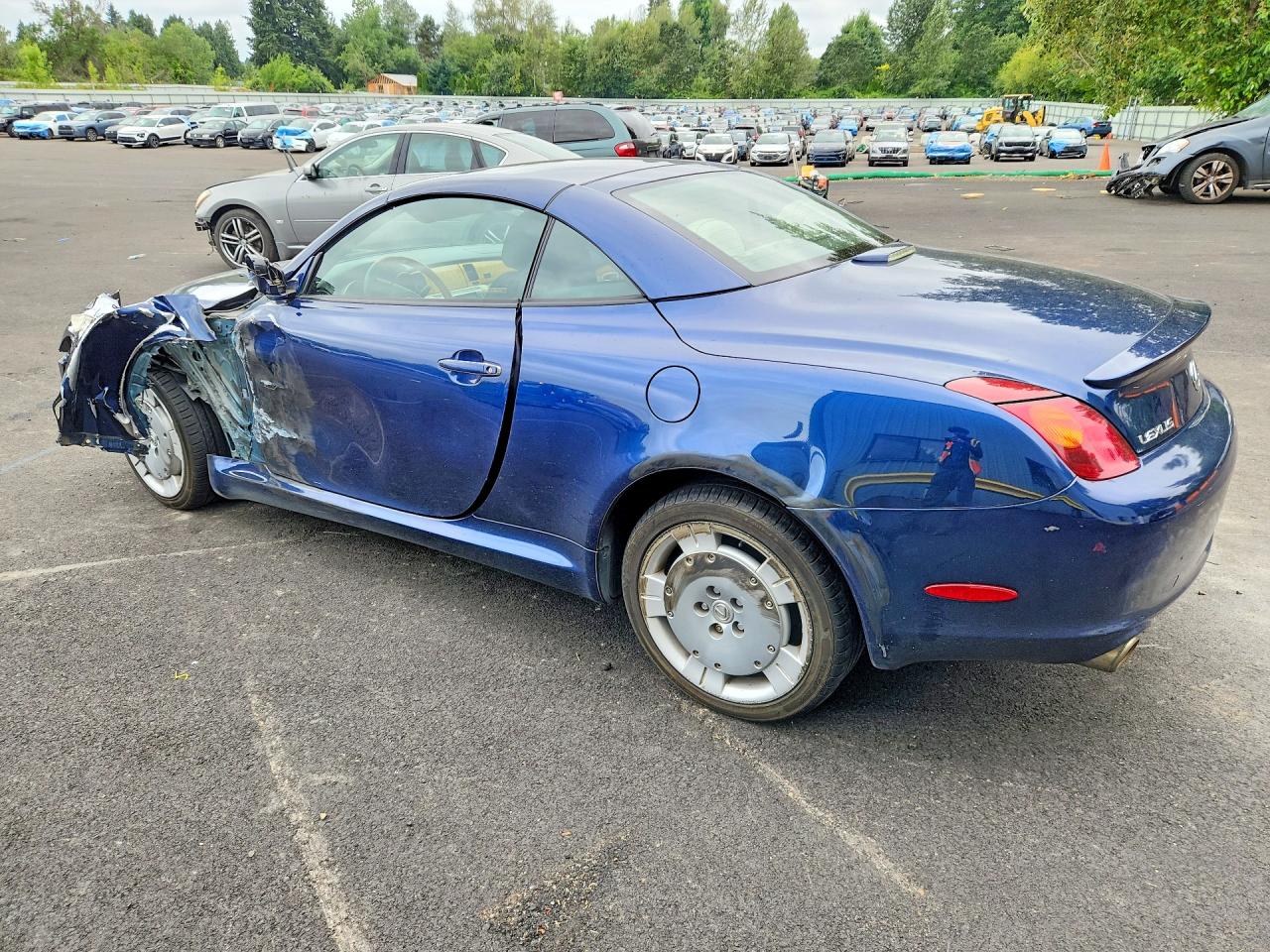 2004 Lexus Sc 430 Blue vin: JTHFN48Y640058521