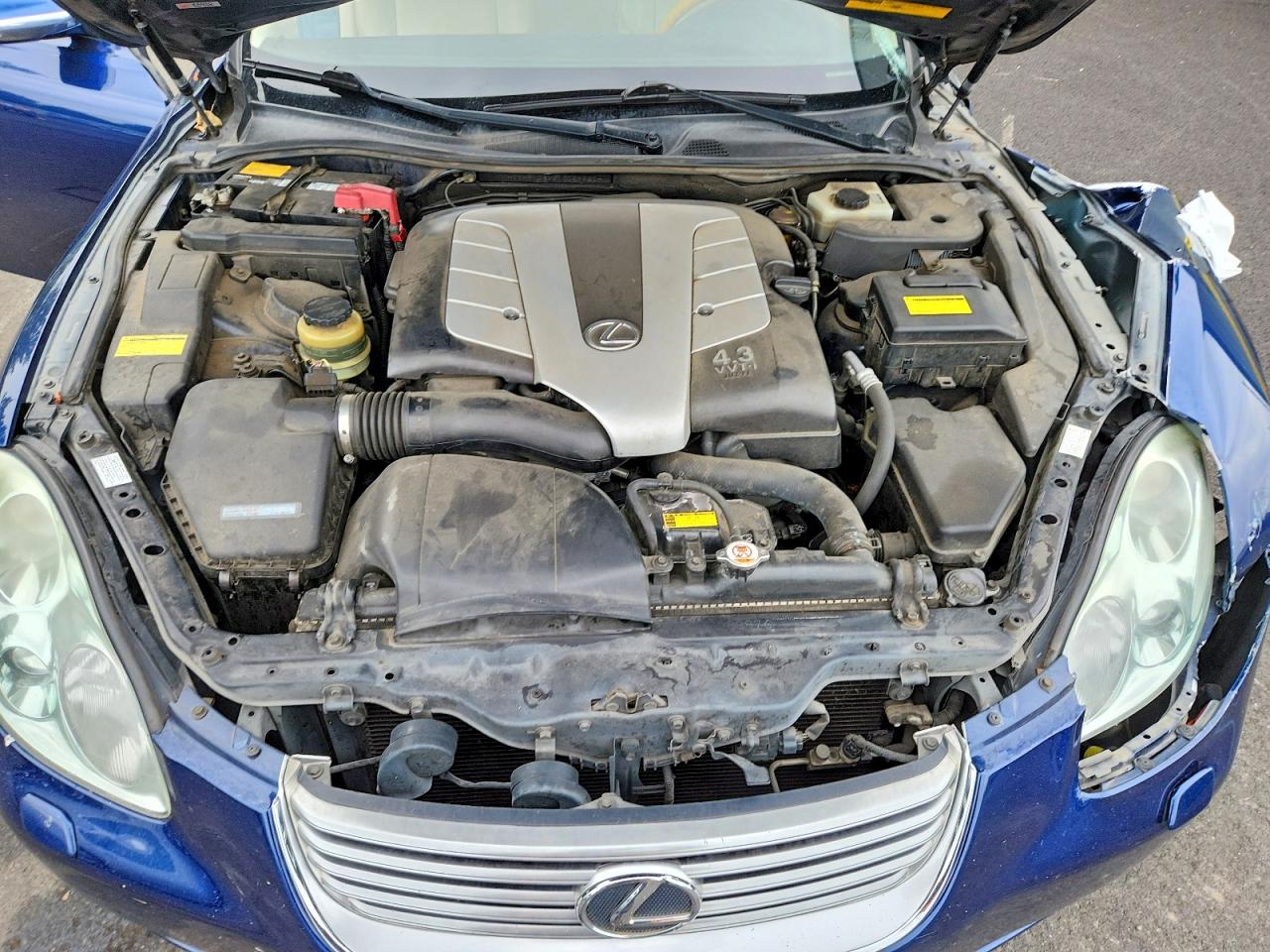 2004 Lexus Sc 430 Blue vin: JTHFN48Y640058521
