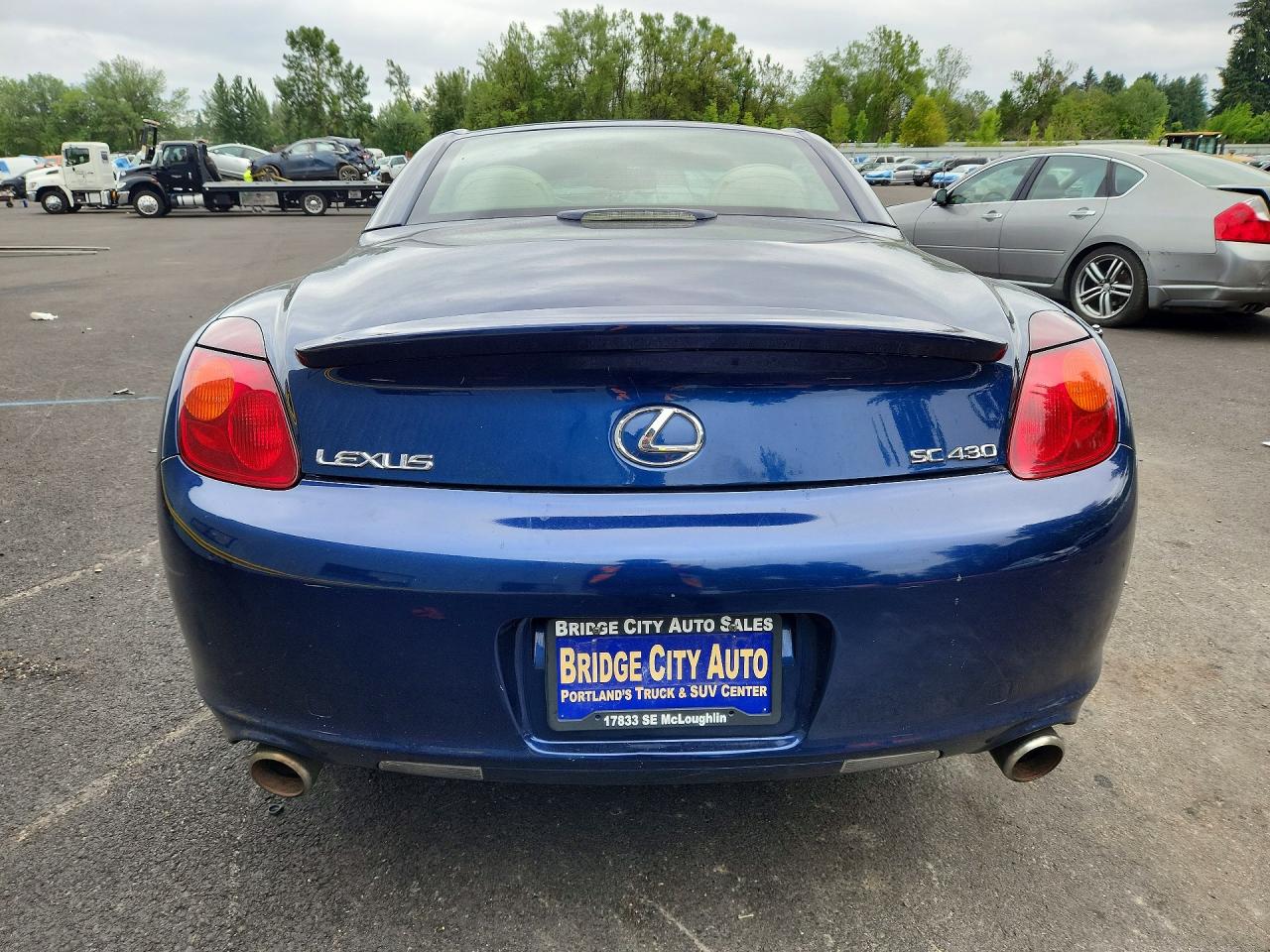 2004 Lexus Sc 430 Blue vin: JTHFN48Y640058521