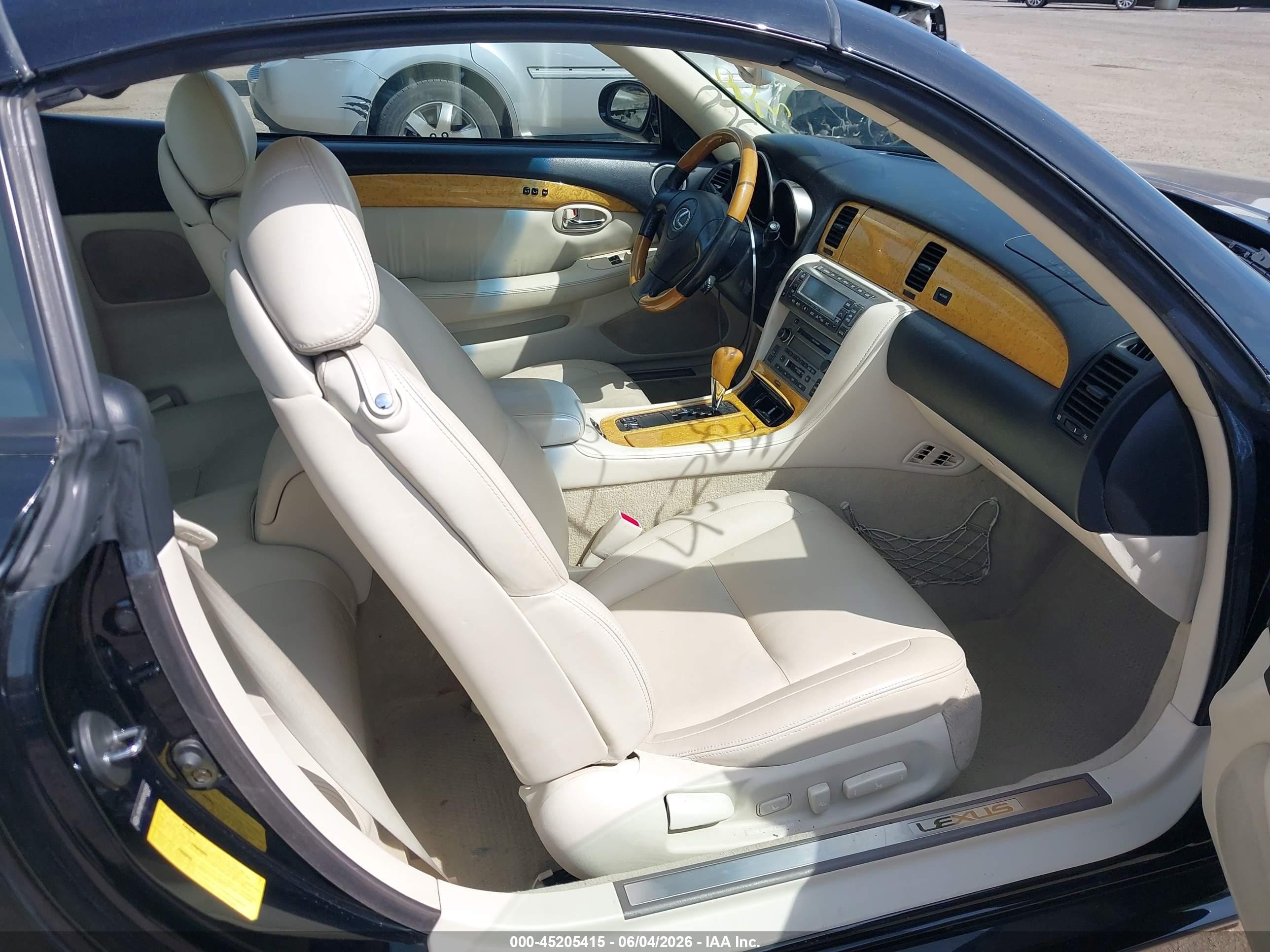 2005 Lexus Sc 430   Black vin: JTHFN48Y650069200