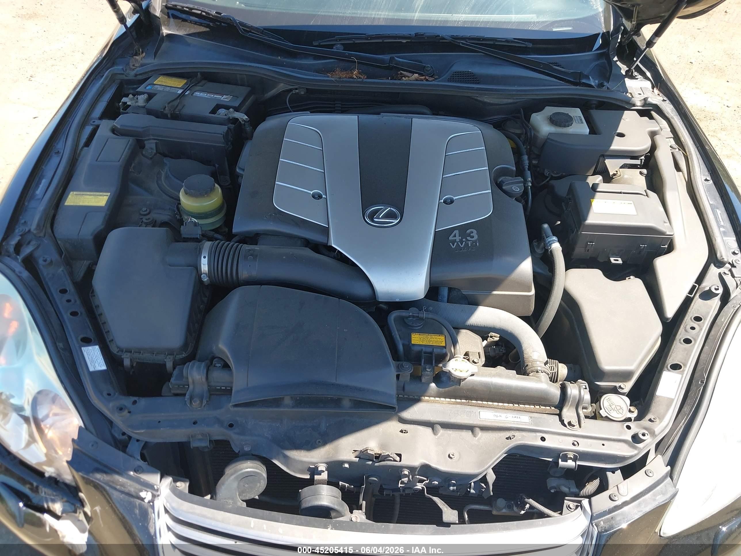 2005 Lexus Sc 430   Black vin: JTHFN48Y650069200