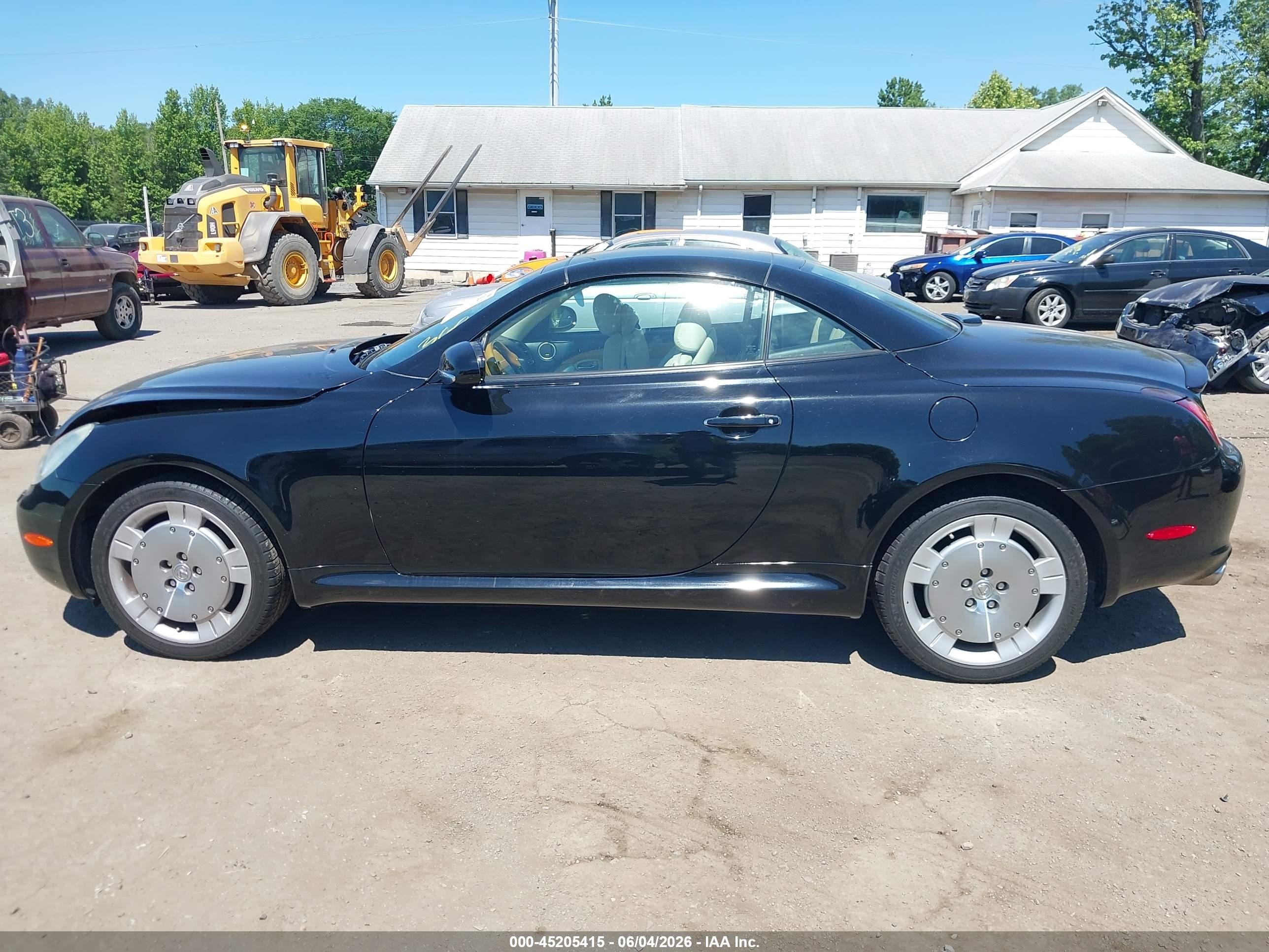 2005 Lexus Sc 430   Black vin: JTHFN48Y650069200