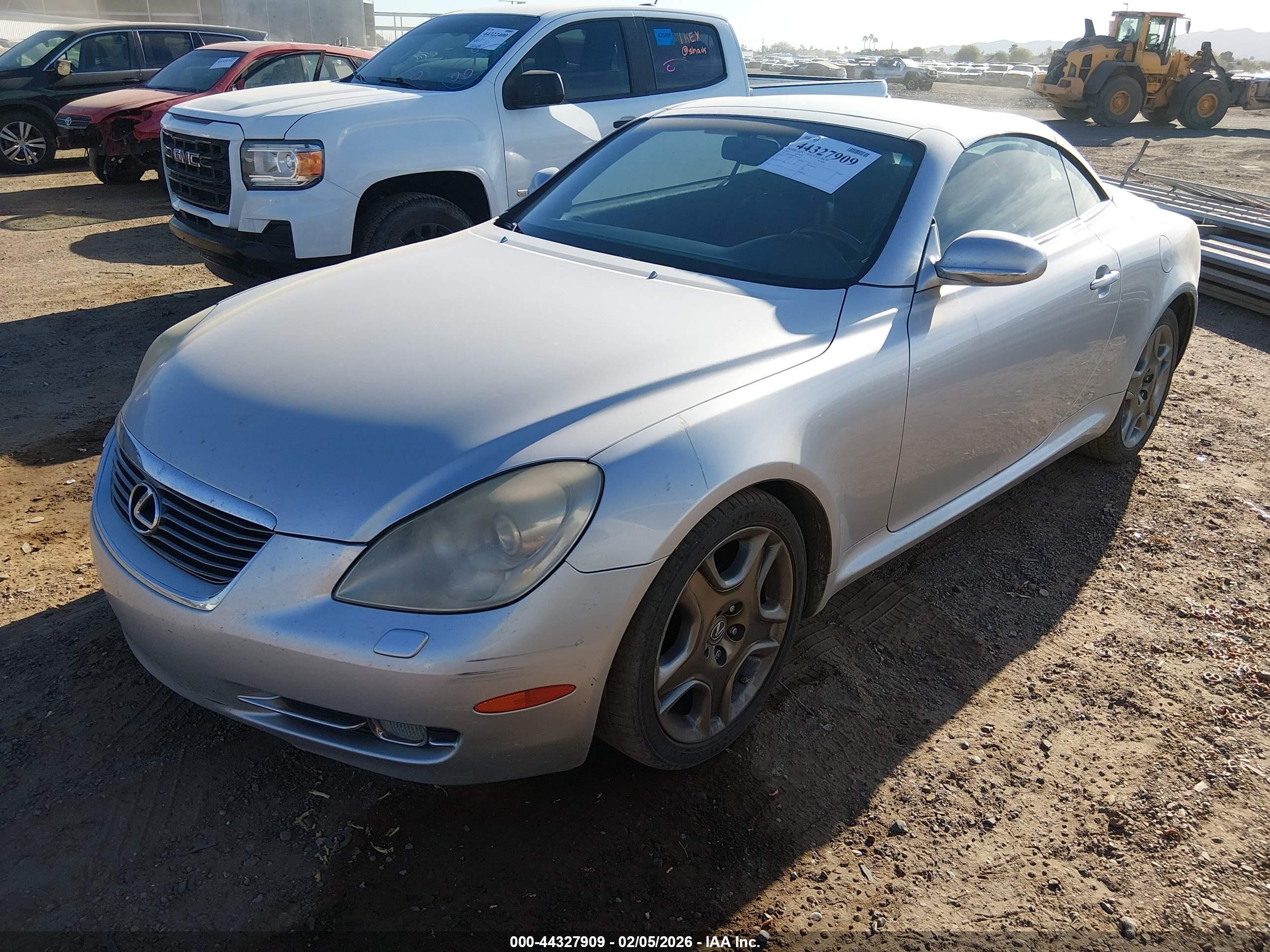 2006 Lexus Sc 430   Gray vin: JTHFN48Y669006949