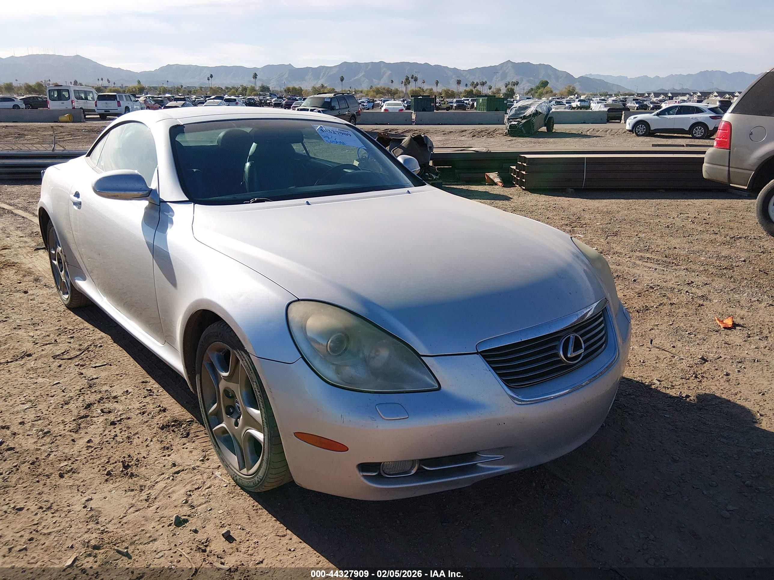 2006 Lexus Sc 430   Gray vin: JTHFN48Y669006949