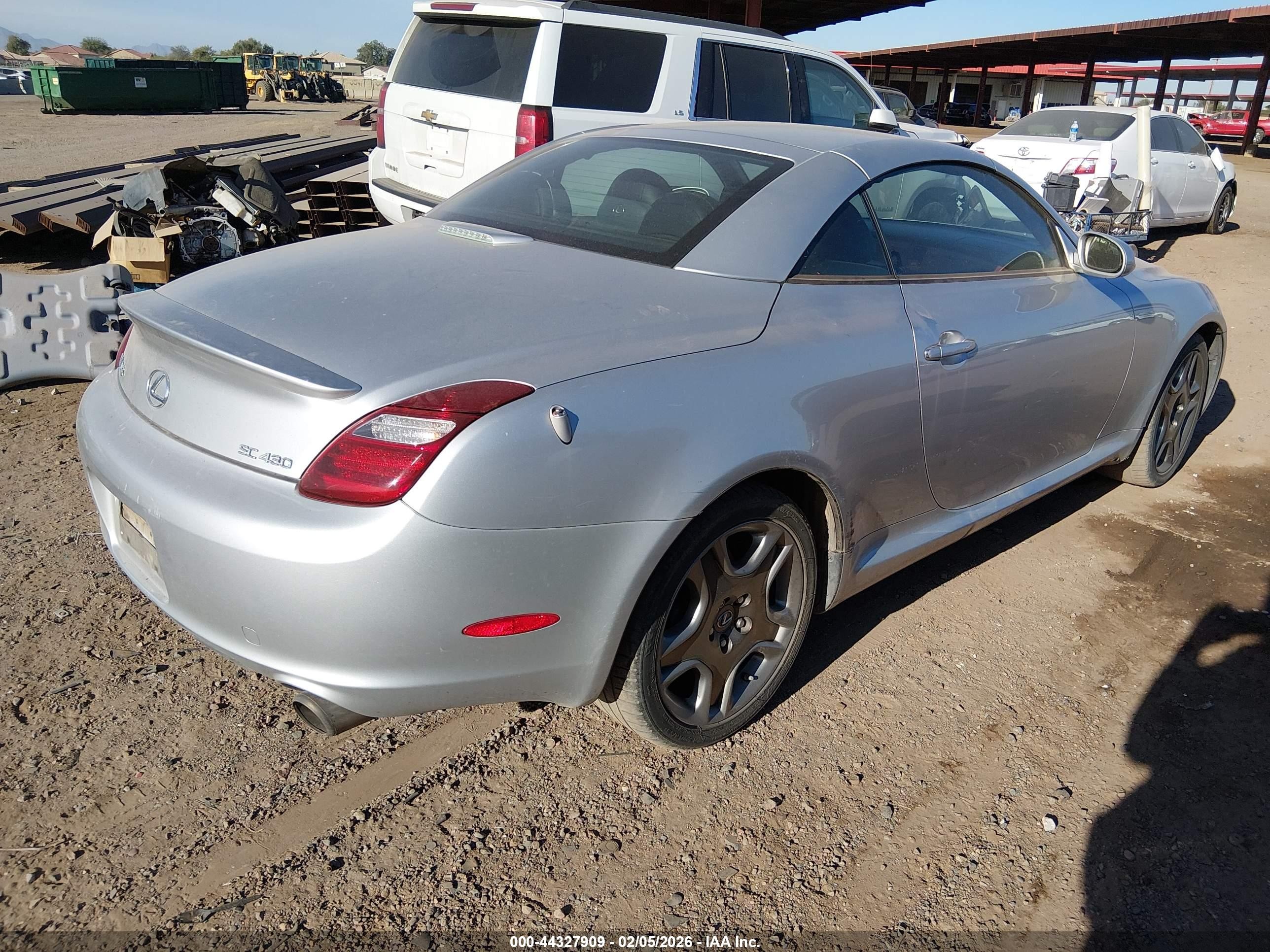 2006 Lexus Sc 430   Gray vin: JTHFN48Y669006949