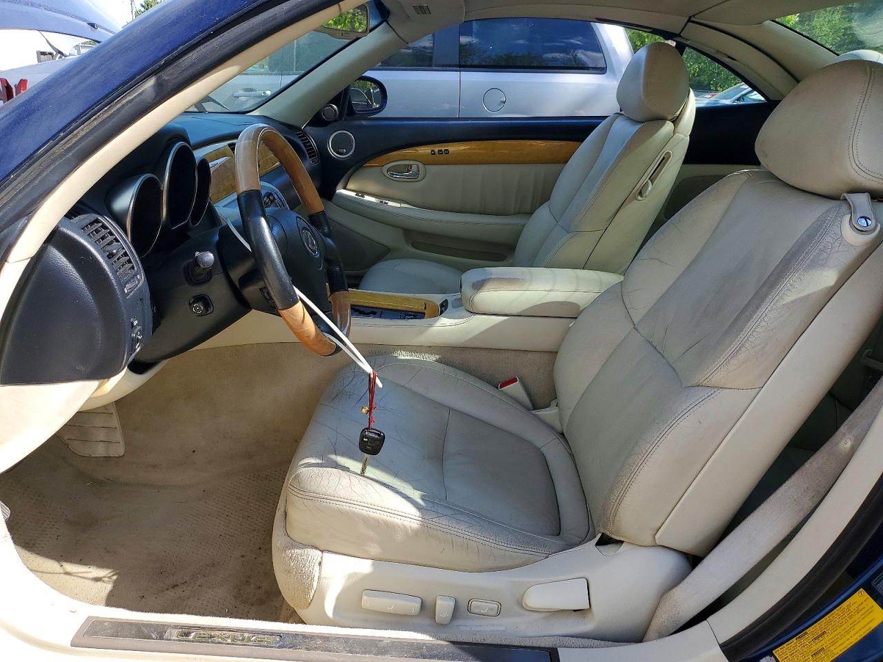 2002 Lexus Sc 430 Blue vin: JTHFN48Y720001872