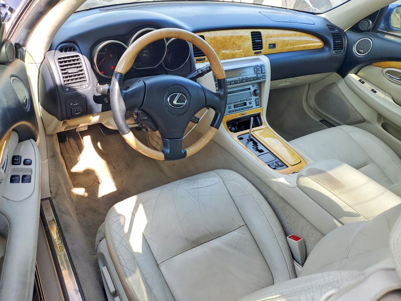 2002 Lexus Sc 430 Blue vin: JTHFN48Y720001872