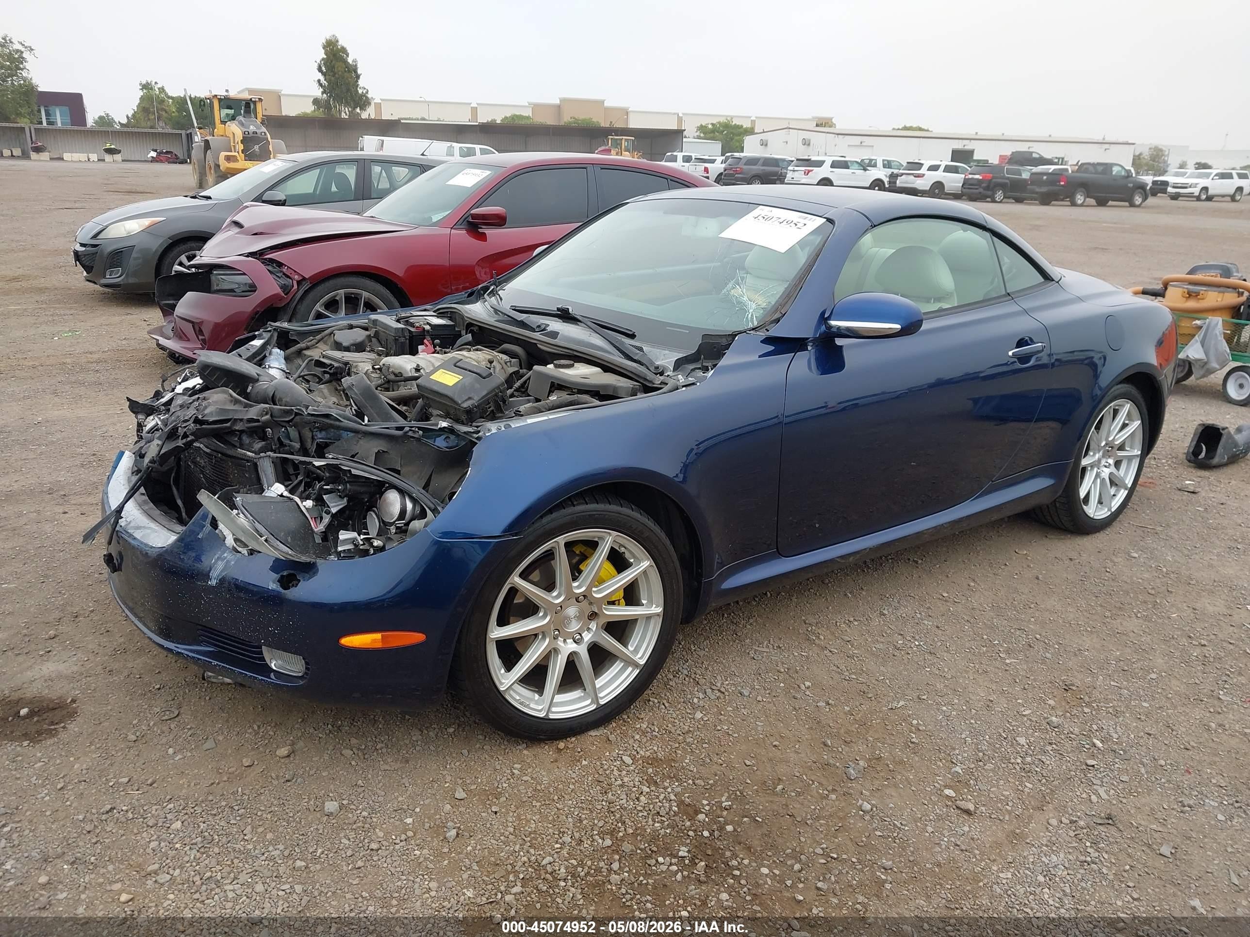 2002 Lexus Sc 430 Blue vin: JTHFN48Y720012869