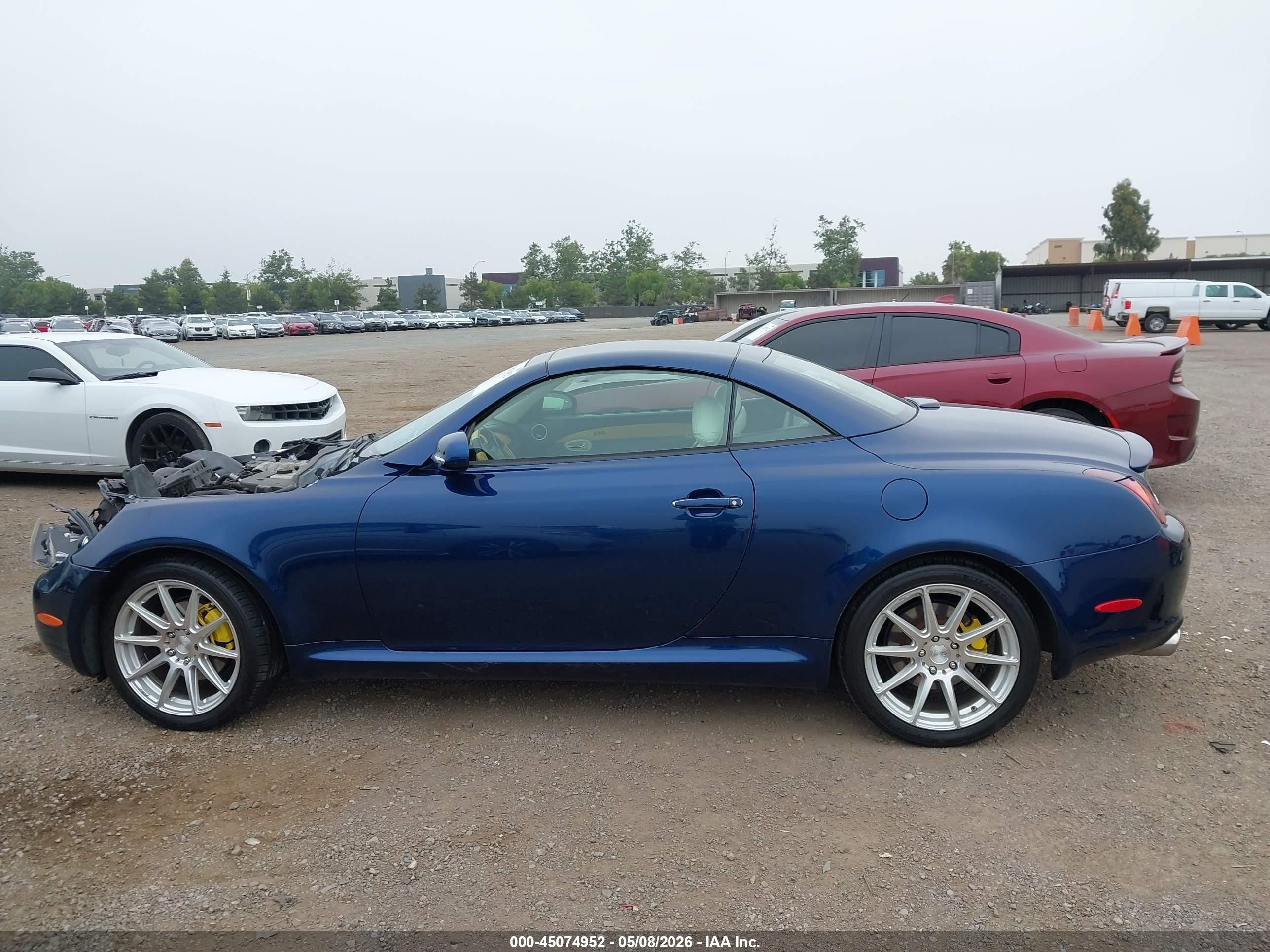 2002 Lexus Sc 430 Blue vin: JTHFN48Y720012869