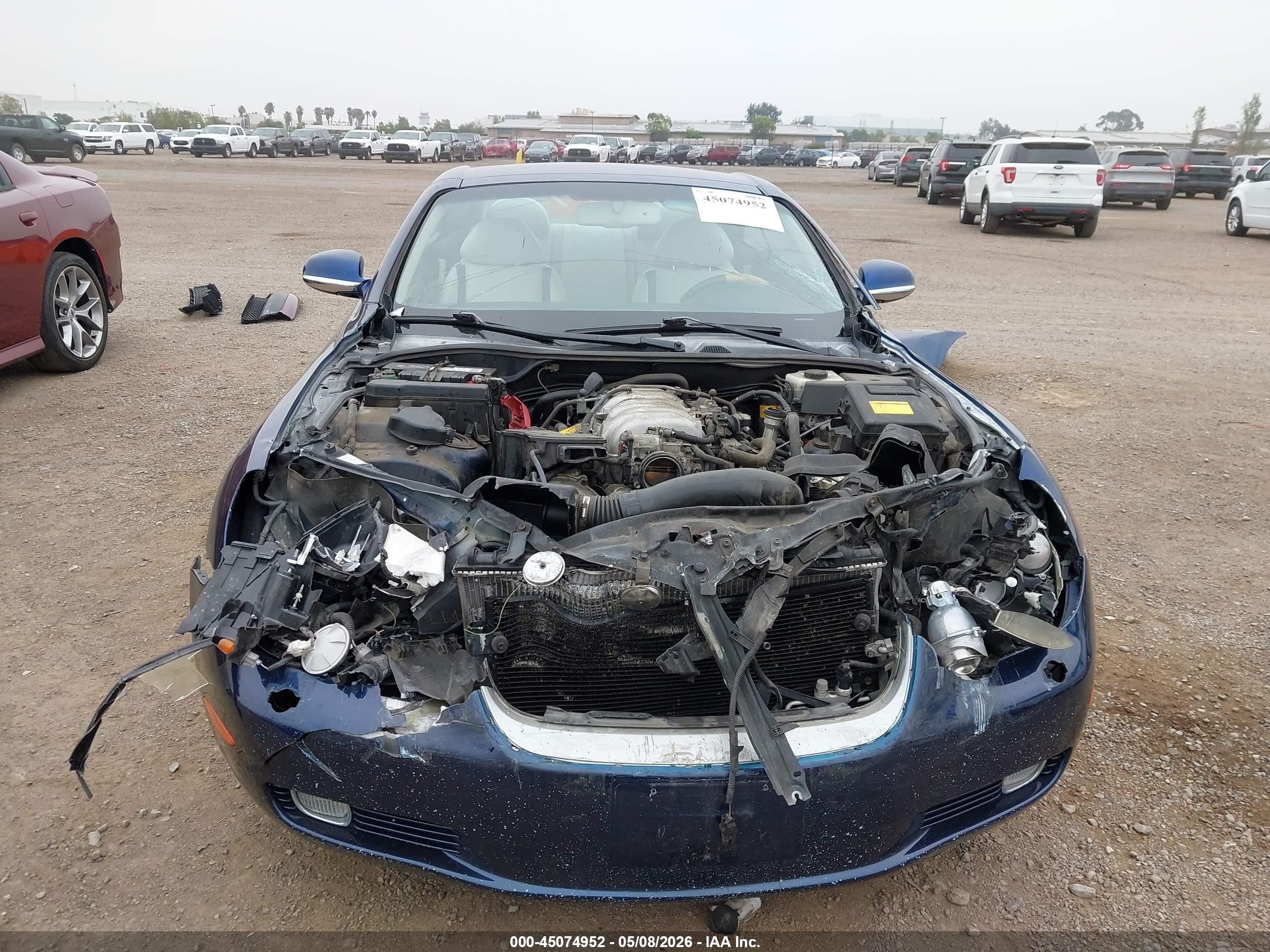 2002 Lexus Sc 430 Blue vin: JTHFN48Y720012869