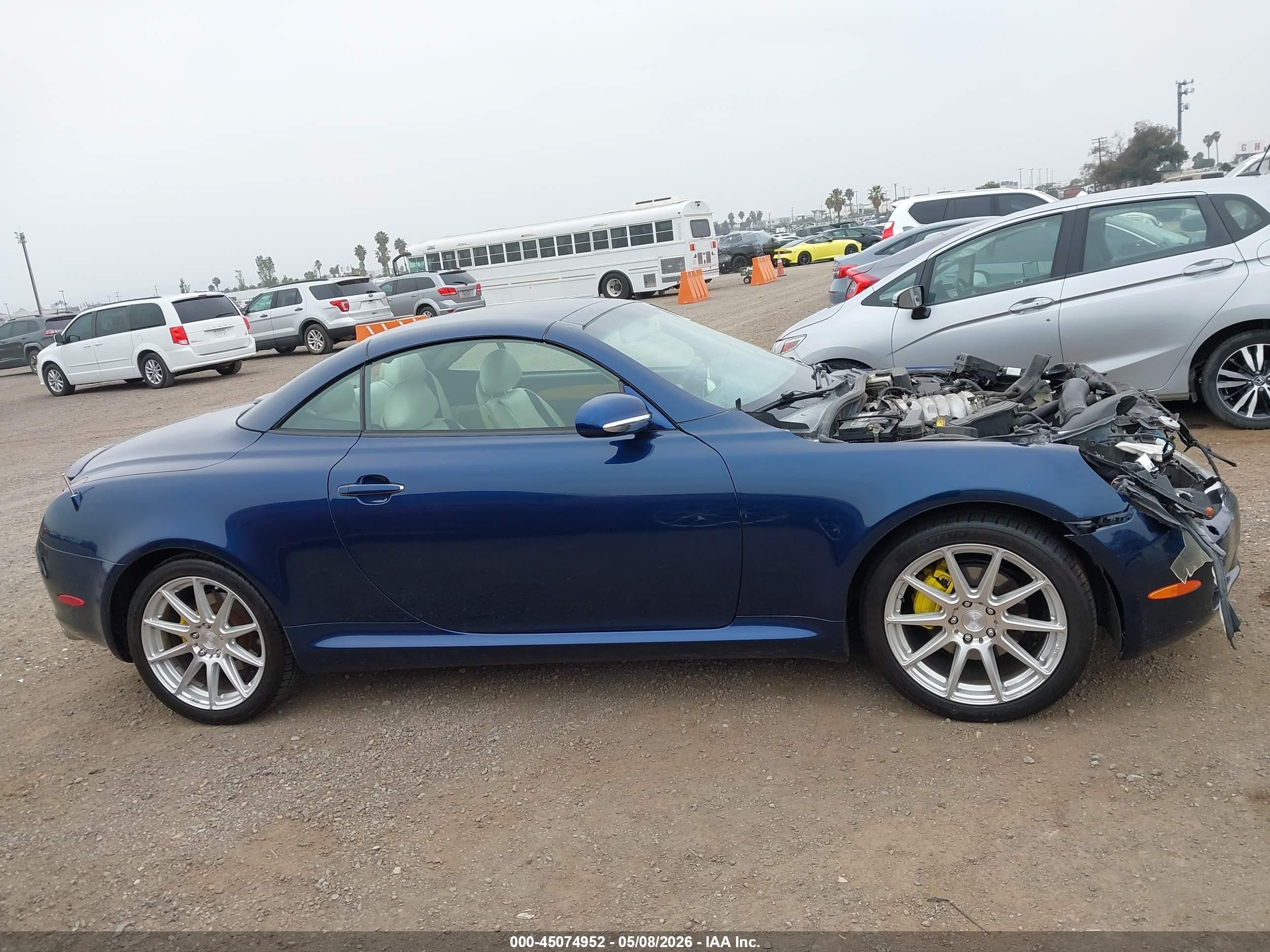 2002 Lexus Sc 430 Blue vin: JTHFN48Y720012869