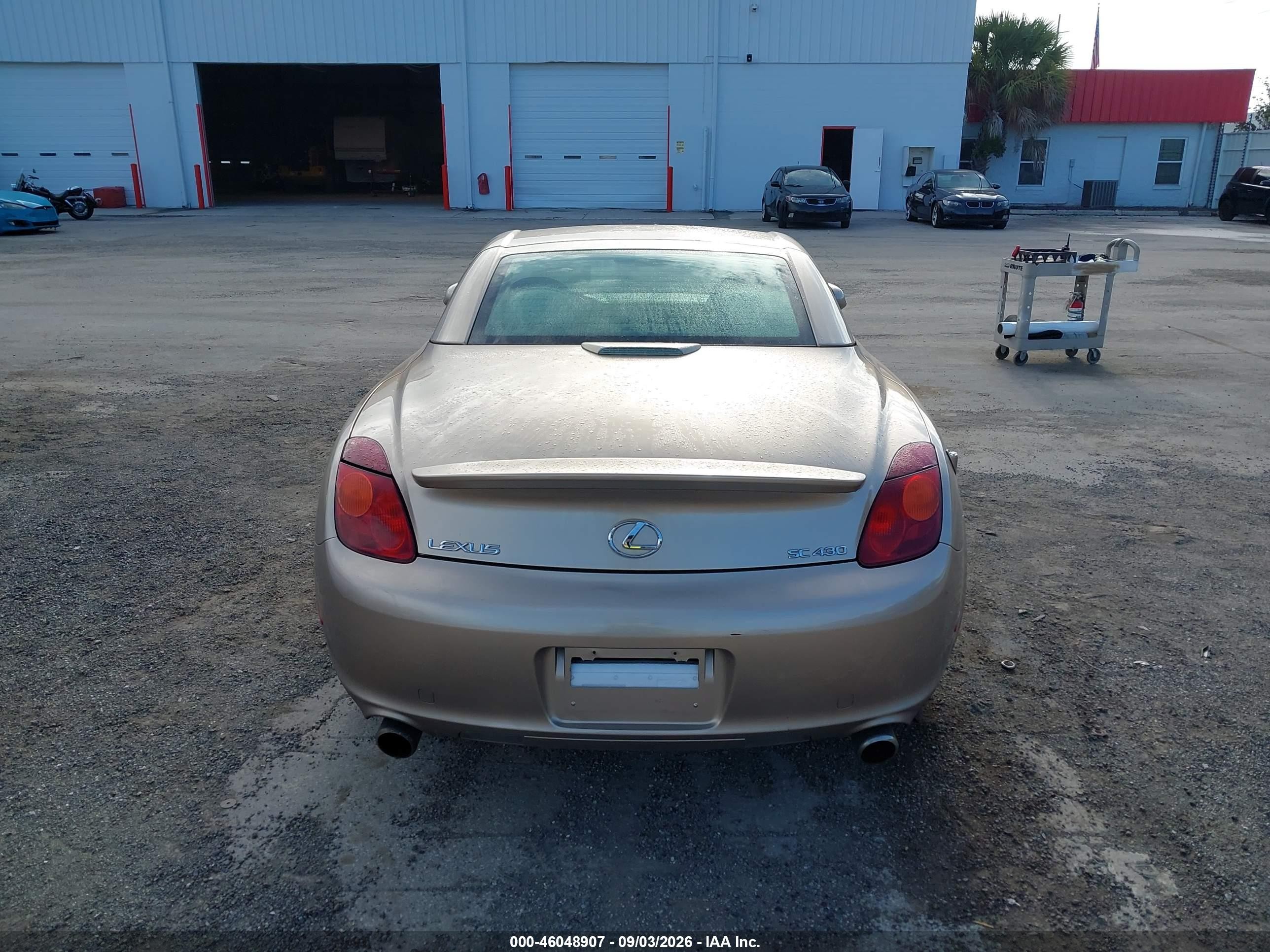 2002 Lexus Sc 430 Tan vin: JTHFN48Y720014962