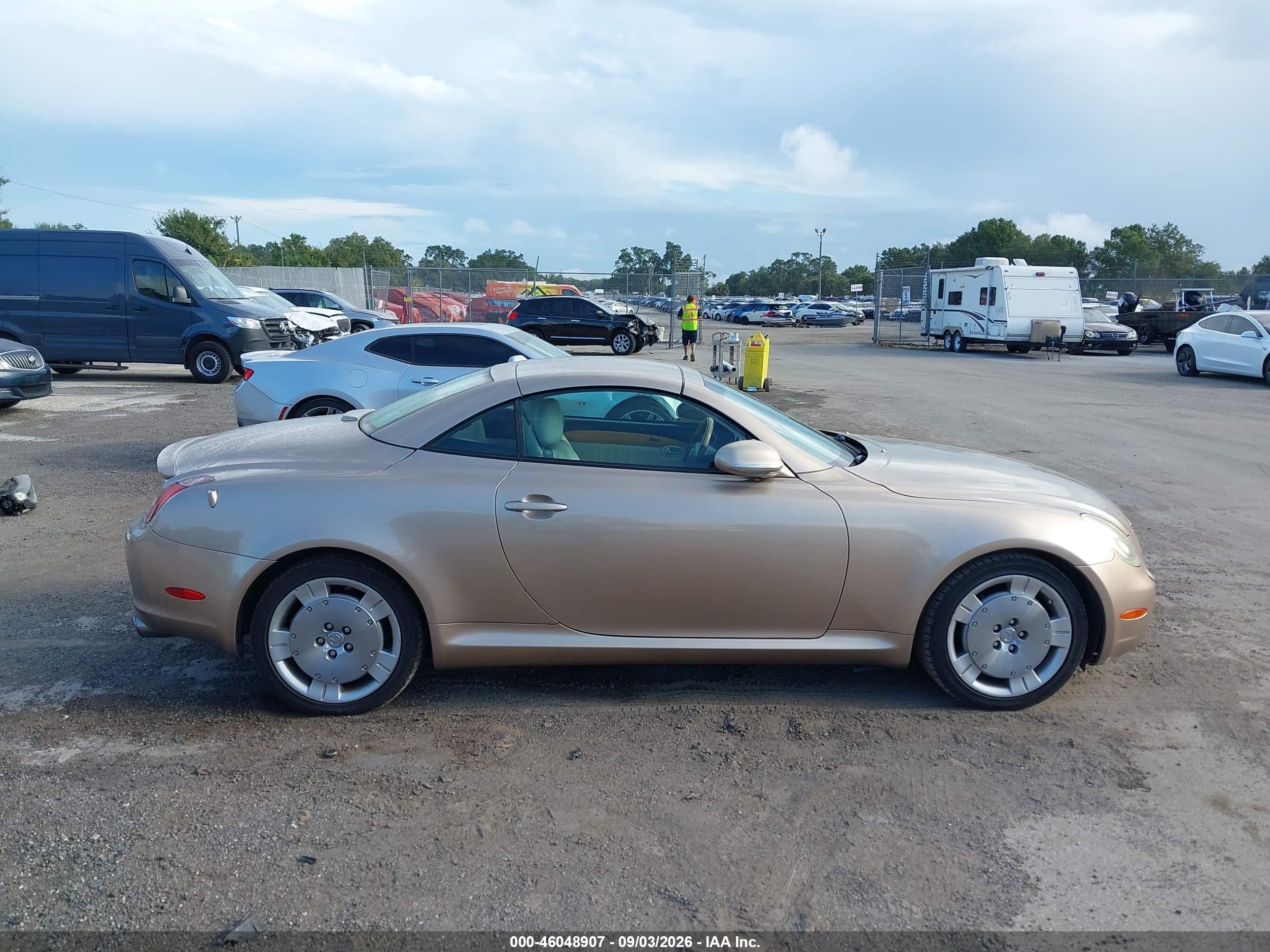 2002 Lexus Sc 430 Tan vin: JTHFN48Y720014962