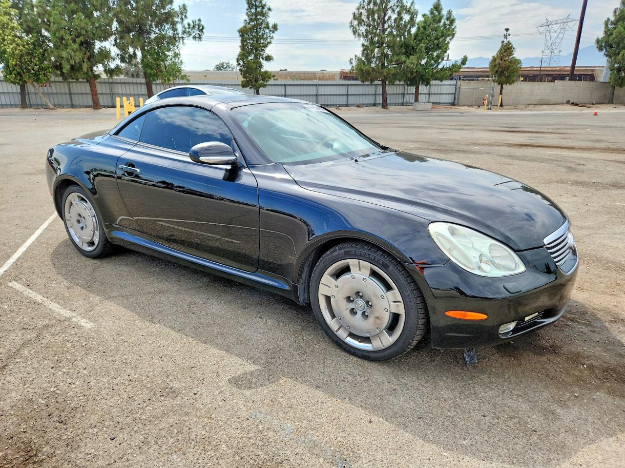 2002 Lexus Sc 430 Black vin: JTHFN48Y720018848