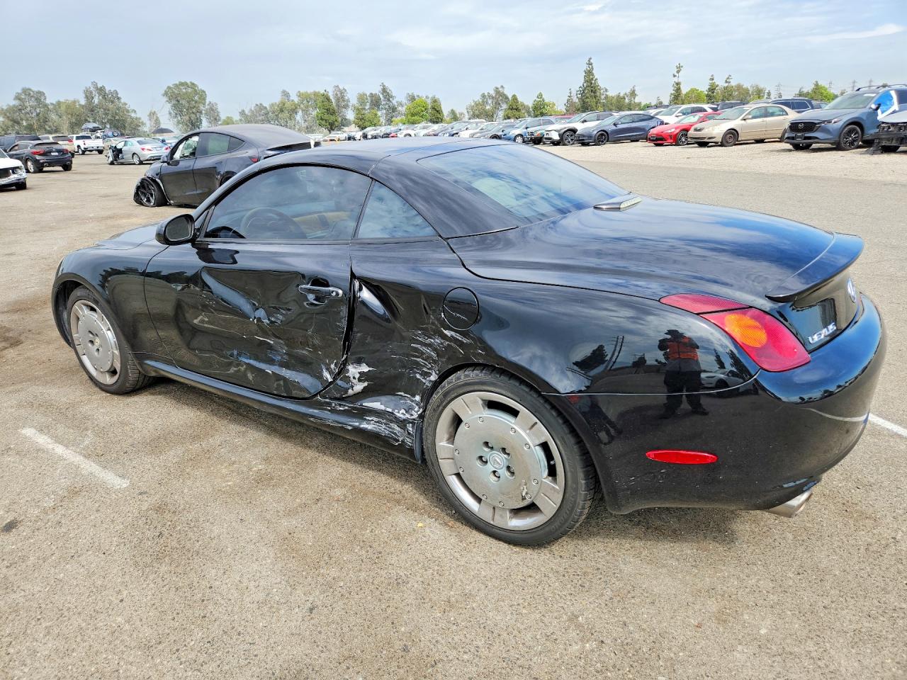 2002 Lexus Sc 430 Black vin: JTHFN48Y720018848