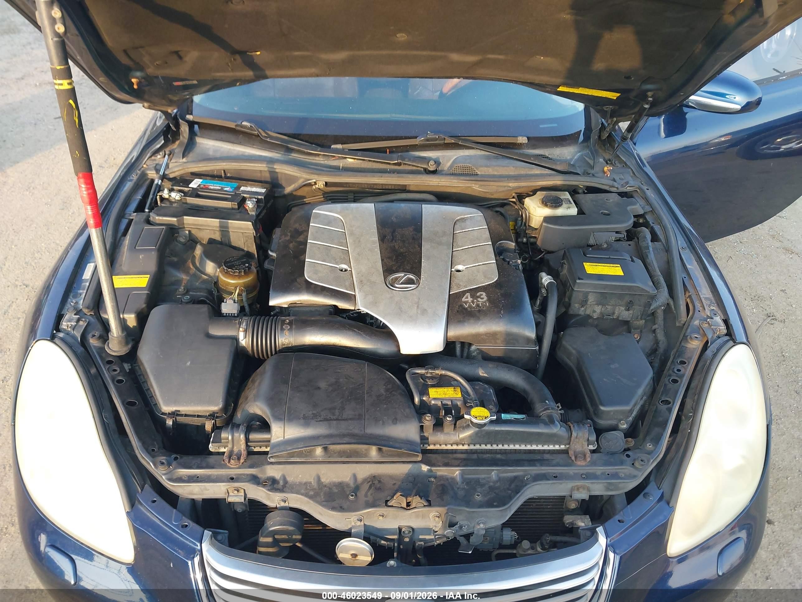 2002 Lexus Sc 430 Dark Blue vin: JTHFN48Y720025850