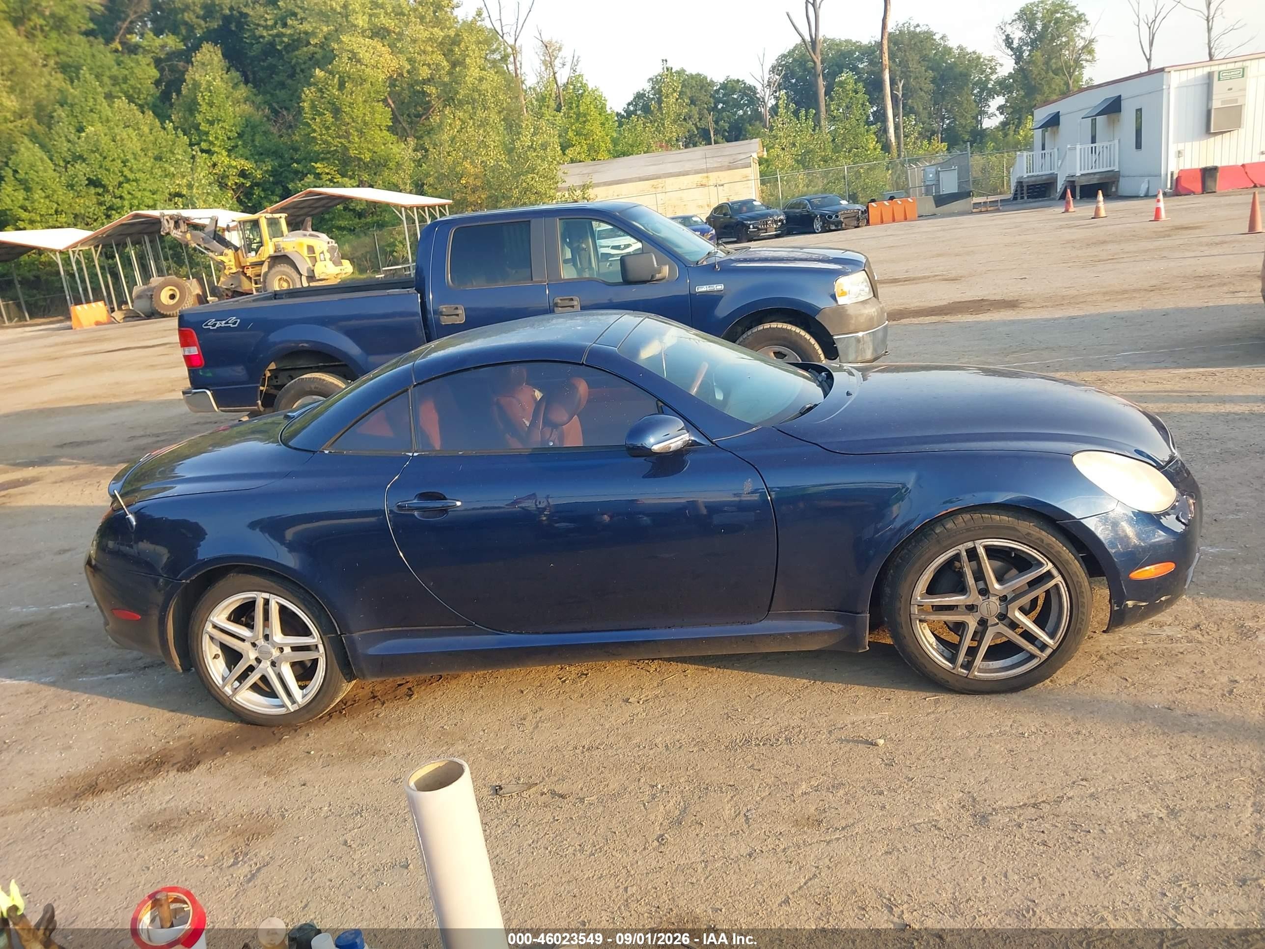 2002 Lexus Sc 430 Dark Blue vin: JTHFN48Y720025850