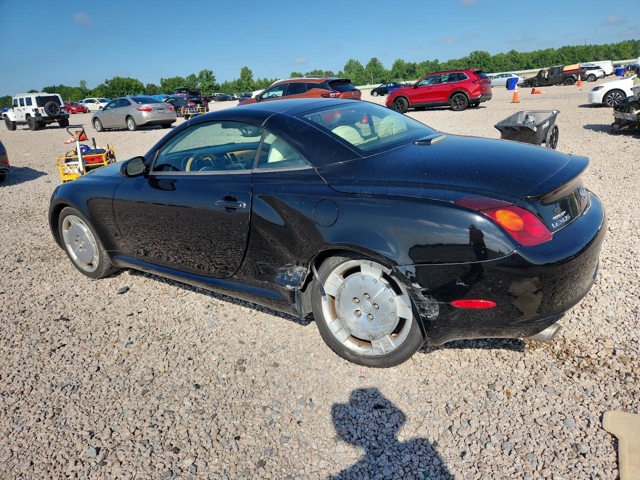 2002 Lexus Sc 430 Black vin: JTHFN48Y720026206